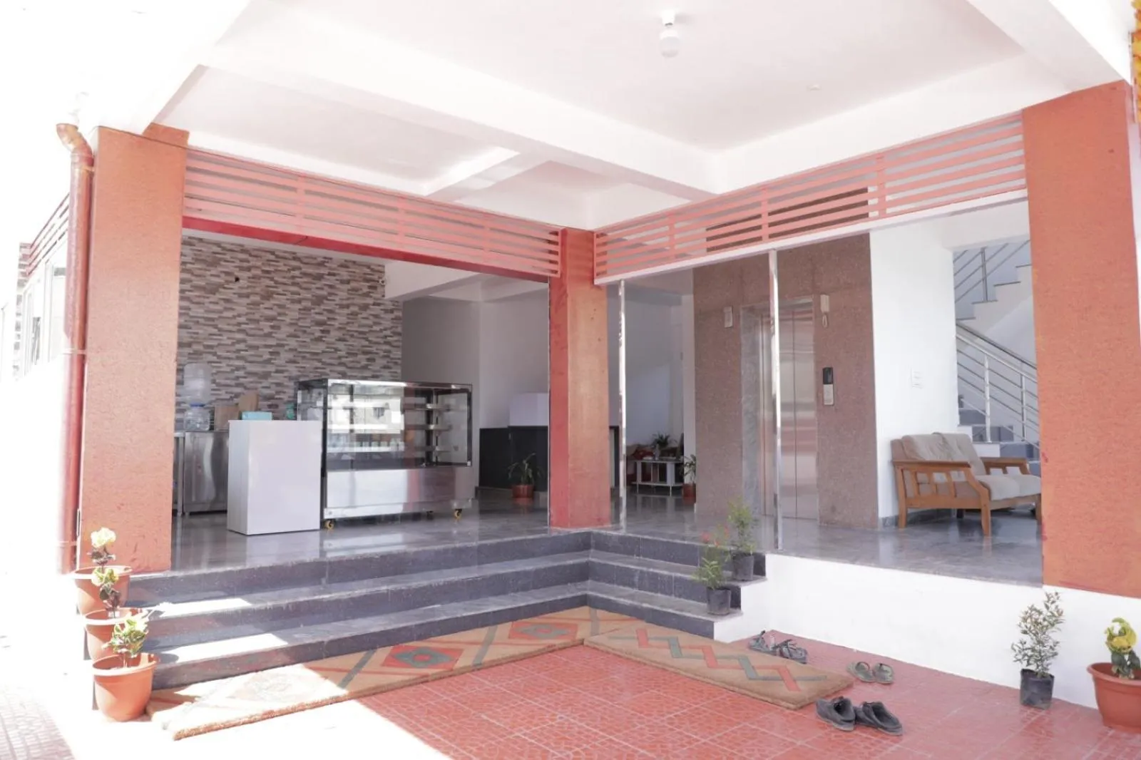 Lobby or reception in Sai Inn Mysore
