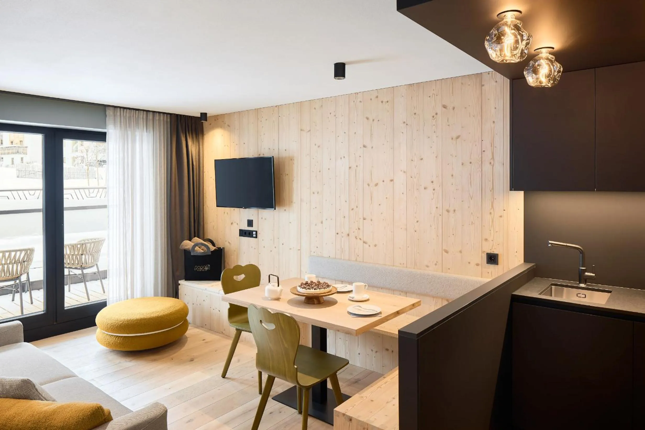 Kitchen or kitchenette in Movi Family Apart-Hotel ****s