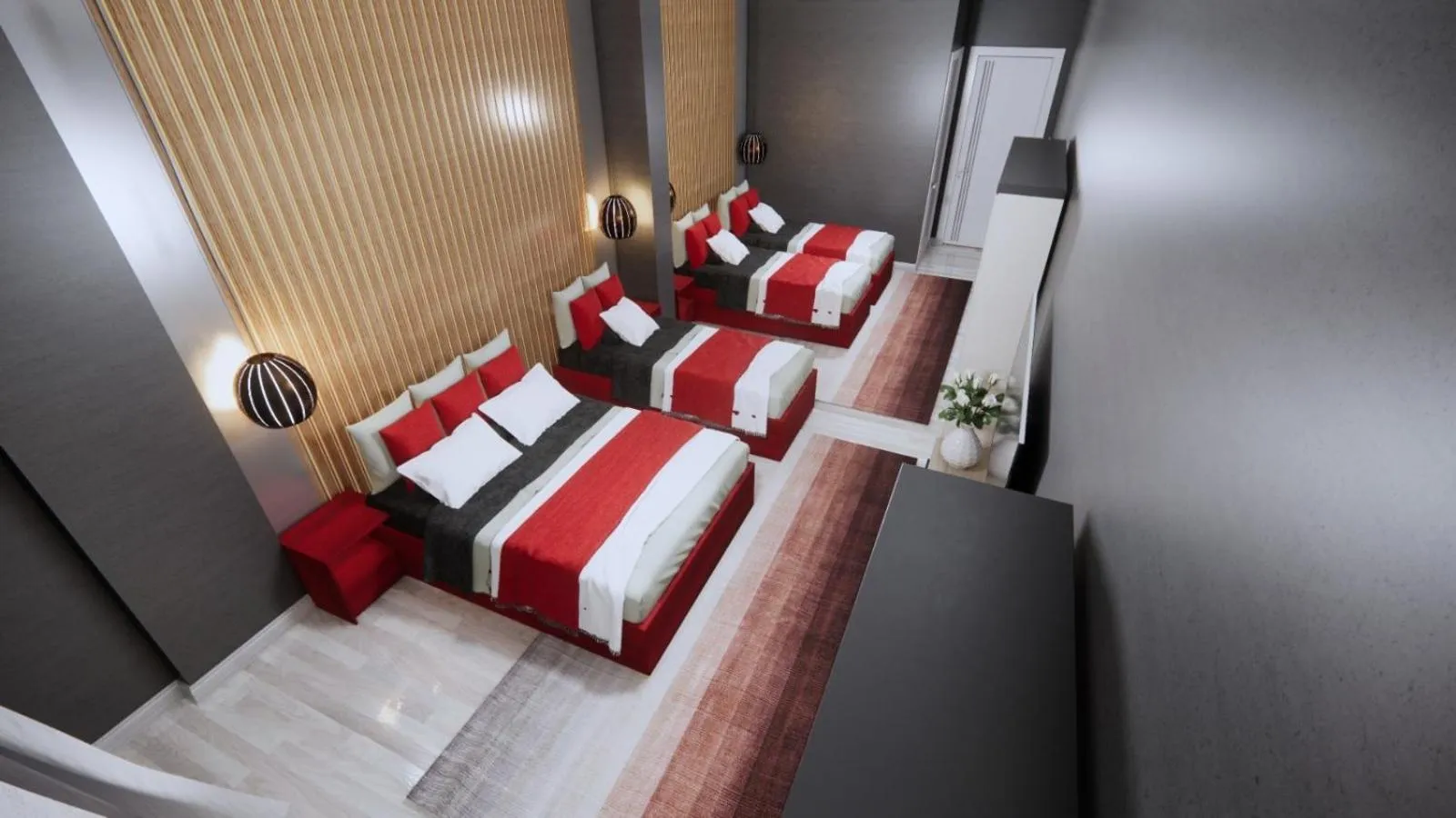 Bed in iNALENS AİRPORT HOTEL