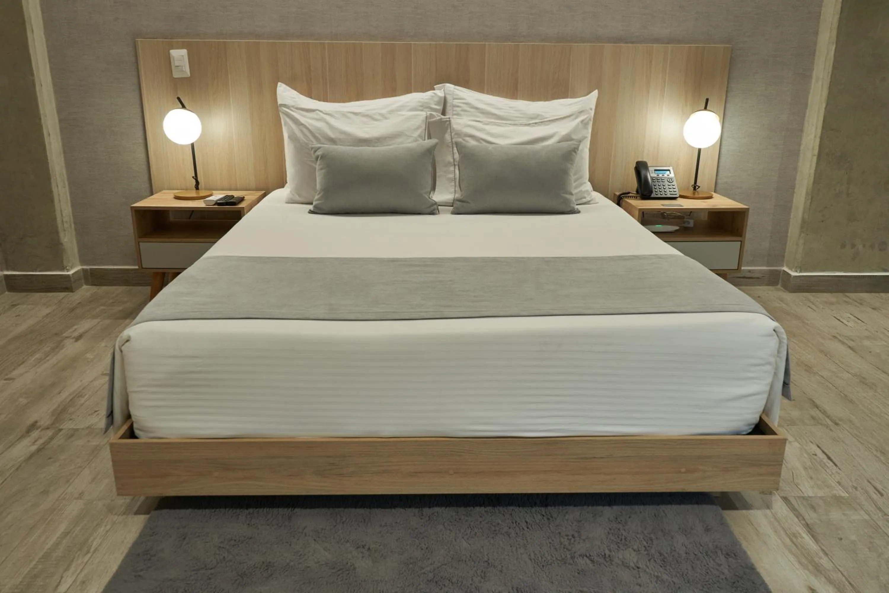 Photo of the whole room, Bed in Eutopiq Hotel