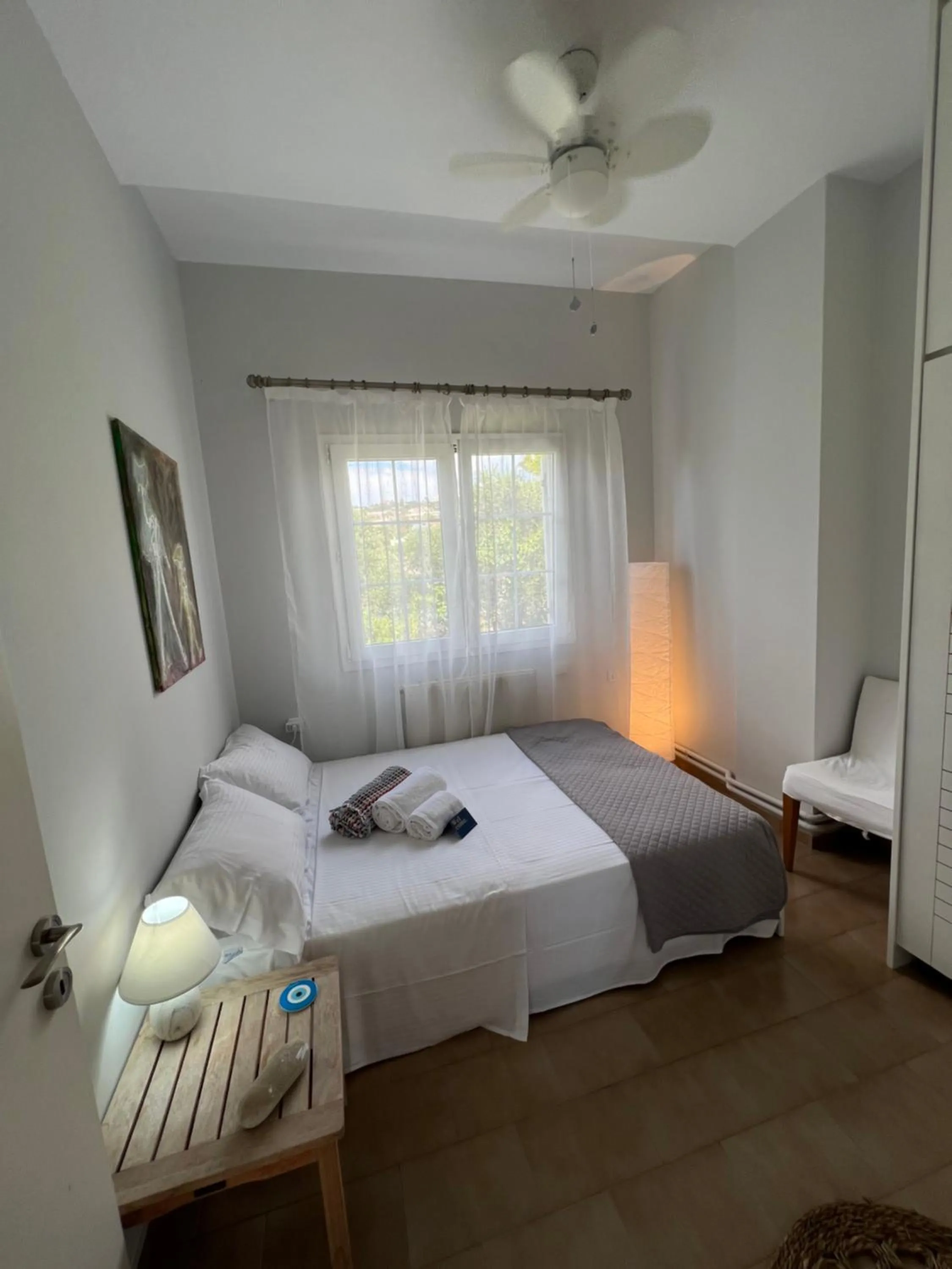Bed in Stavento Apartments