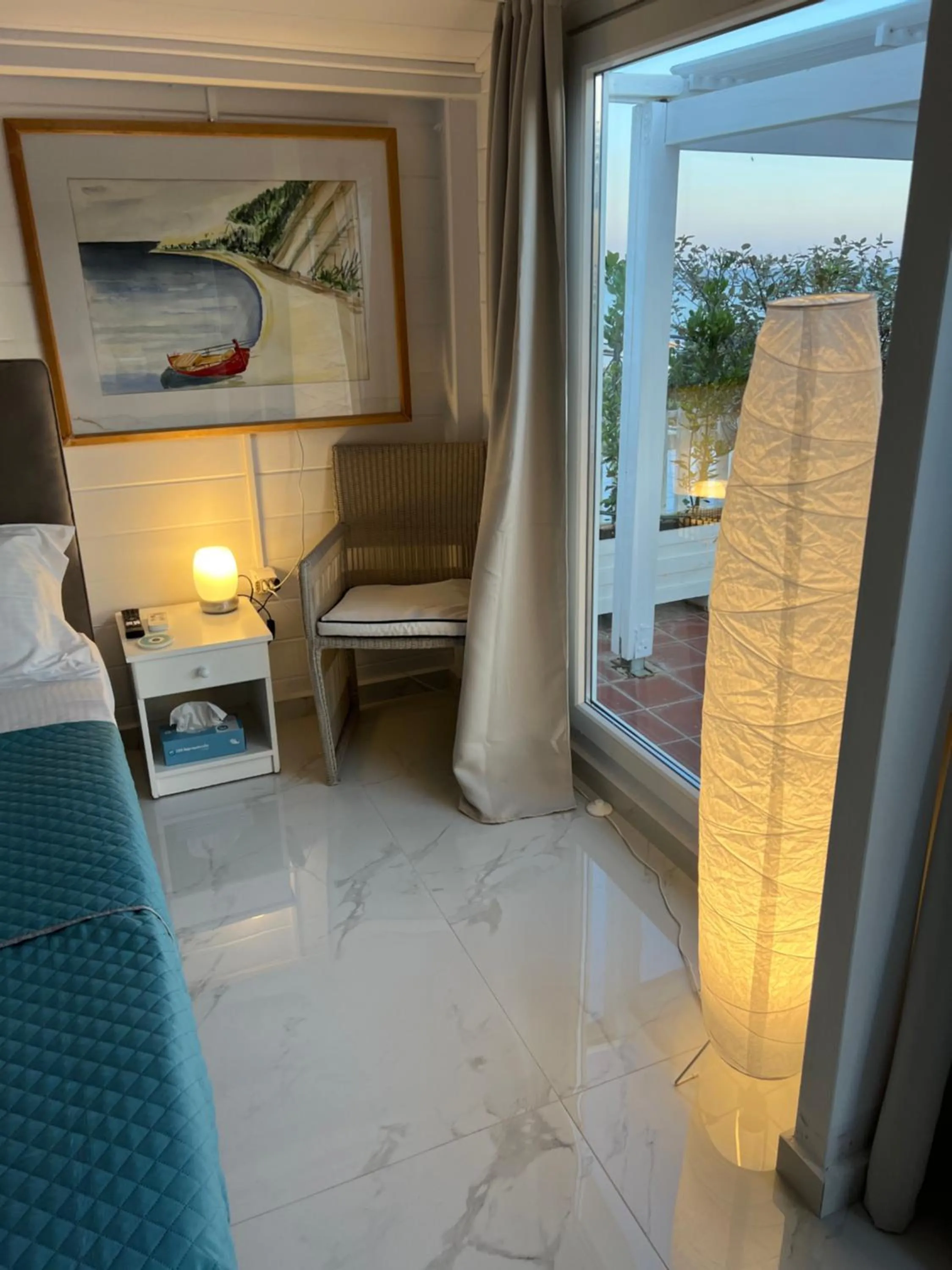 Bed in Stavento Apartments