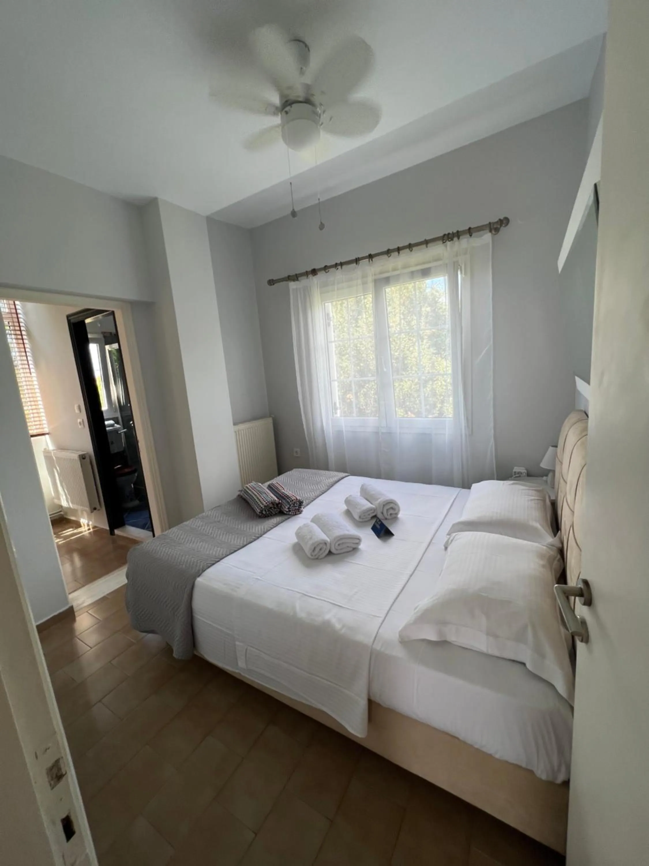 Bed in Stavento Apartments