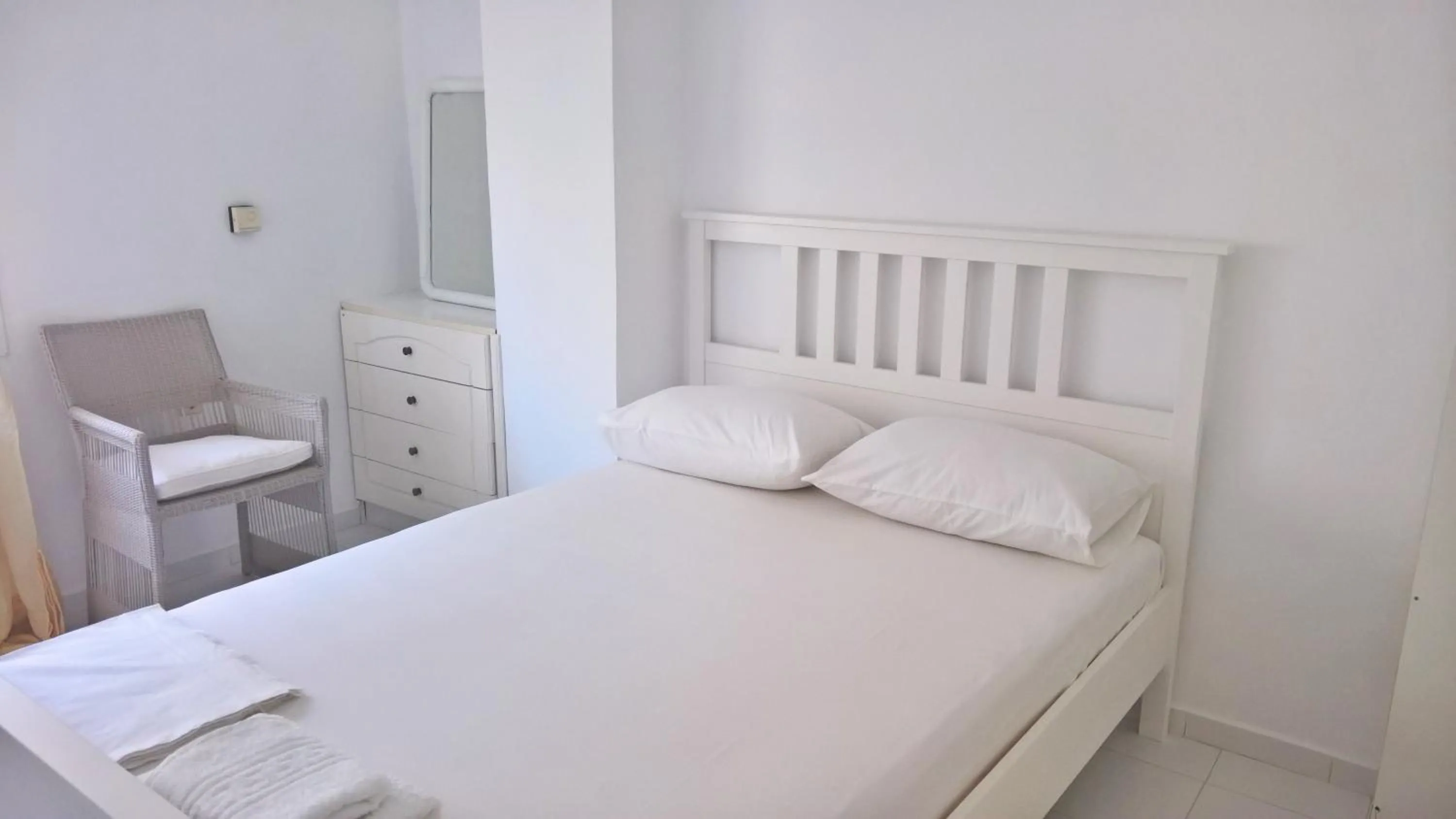 Bed in Stavento Apartments