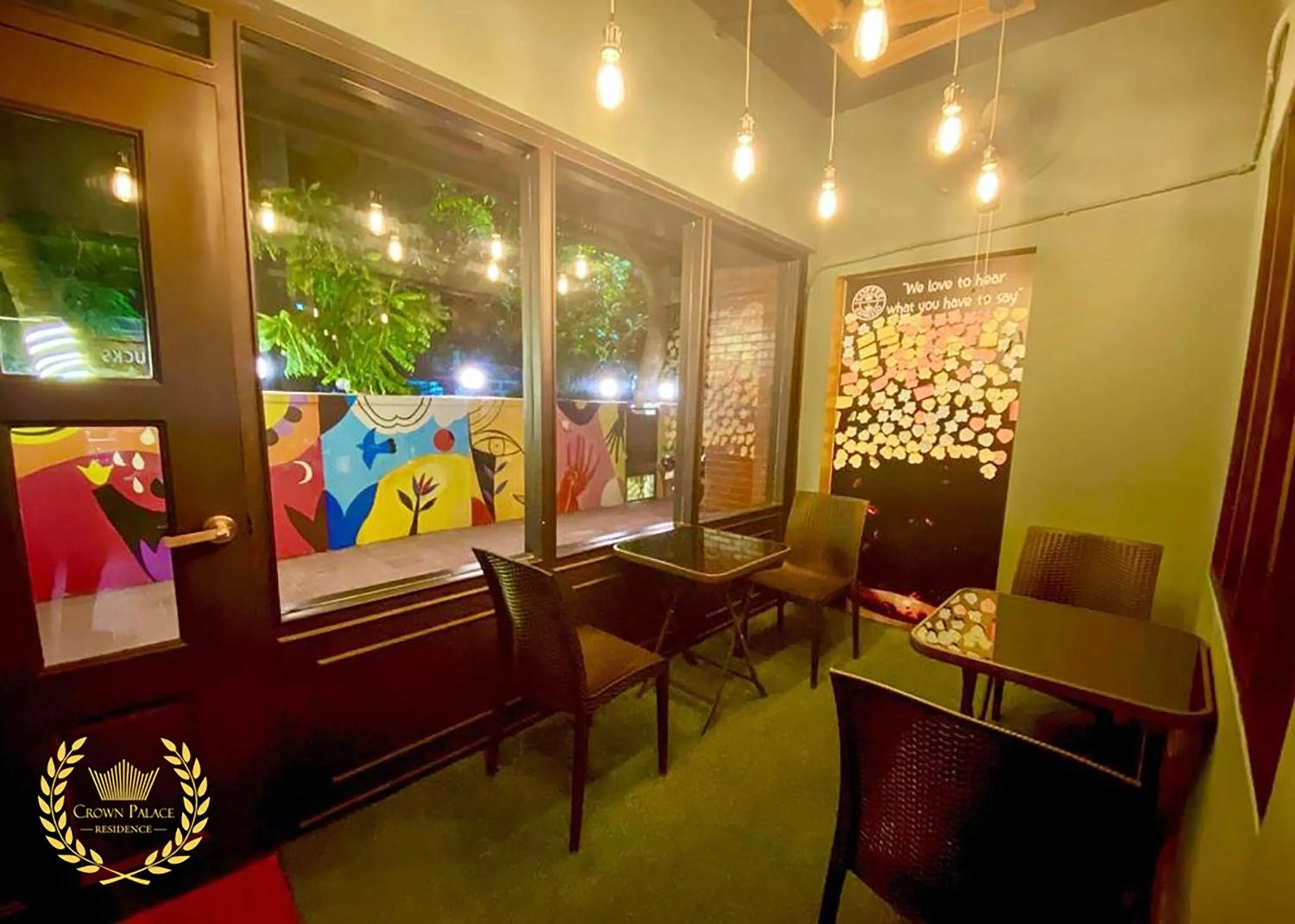 Restaurant/places to eat in Crown Palace Residence