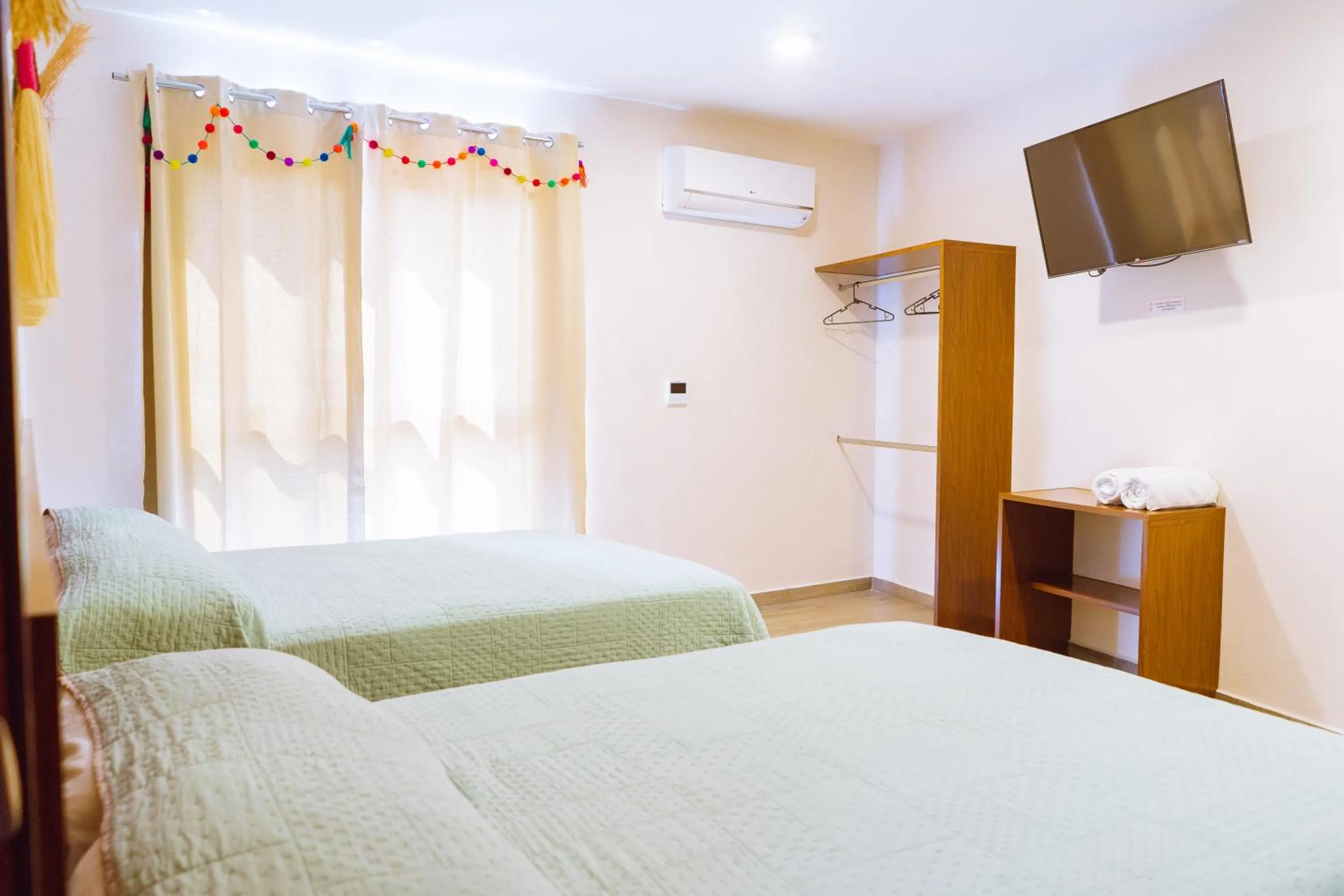 Bed in Santa Martha Bungalows