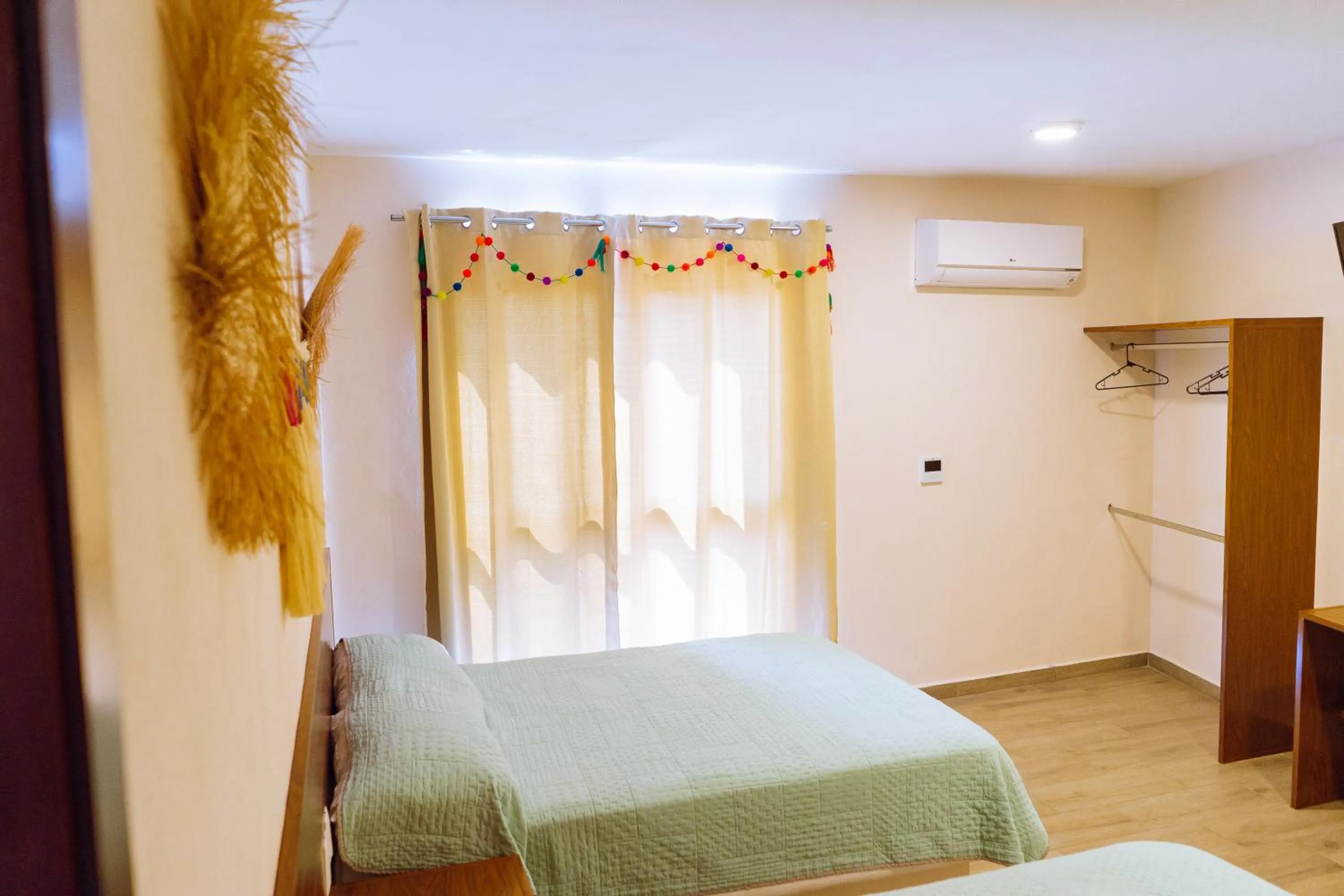 Bed in Santa Martha Bungalows