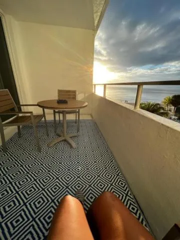 Patio in Ocean Manor Tiki Sunset Retreat