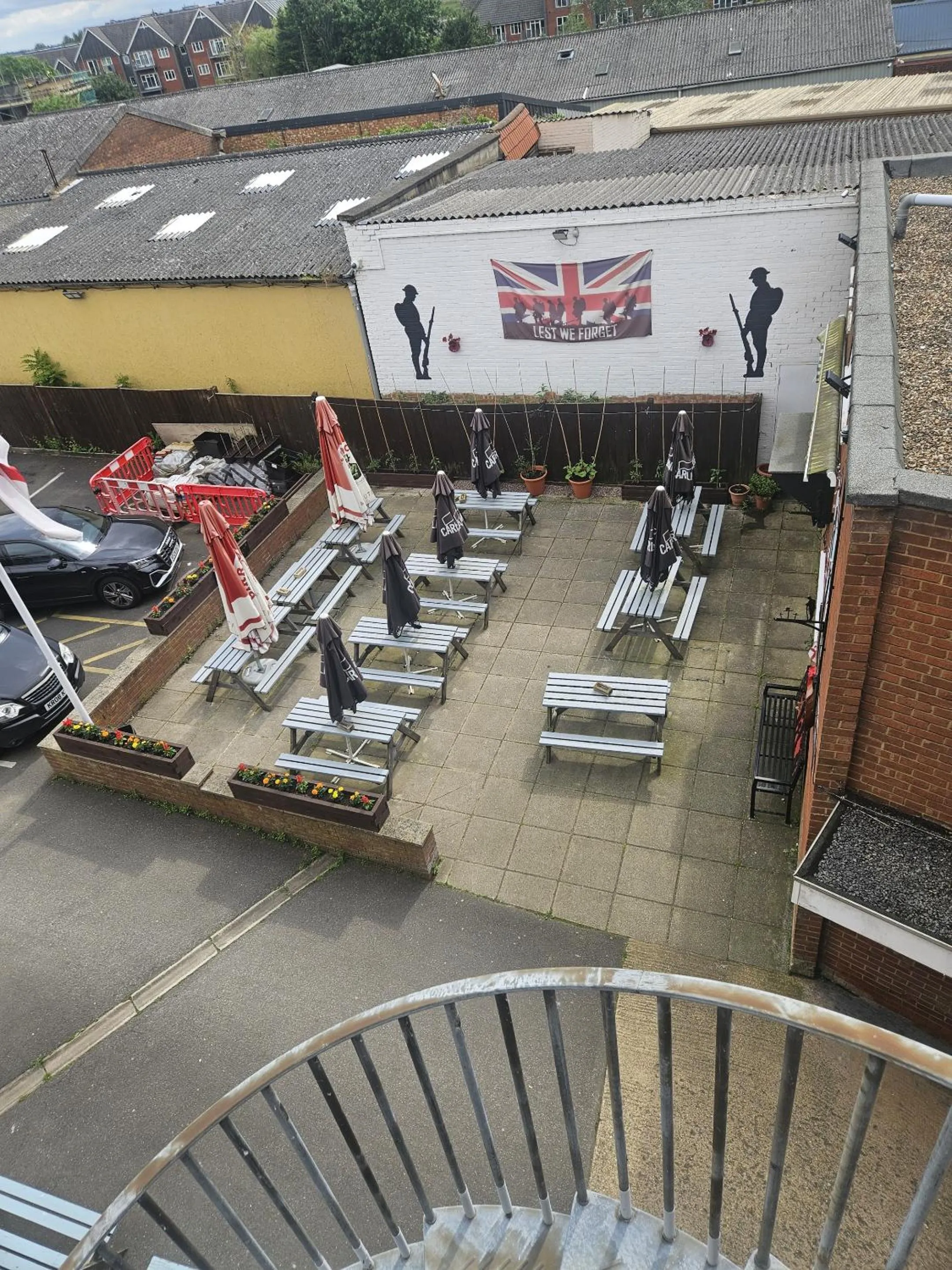 Patio in The Swan Hotel