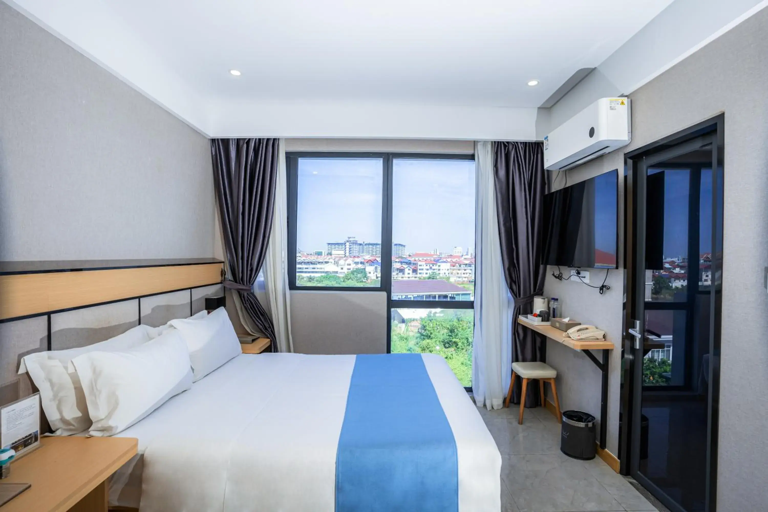 View (from property/room), Bed in ARK HOTEL View (from property/room), Bed in ARK HOTEL