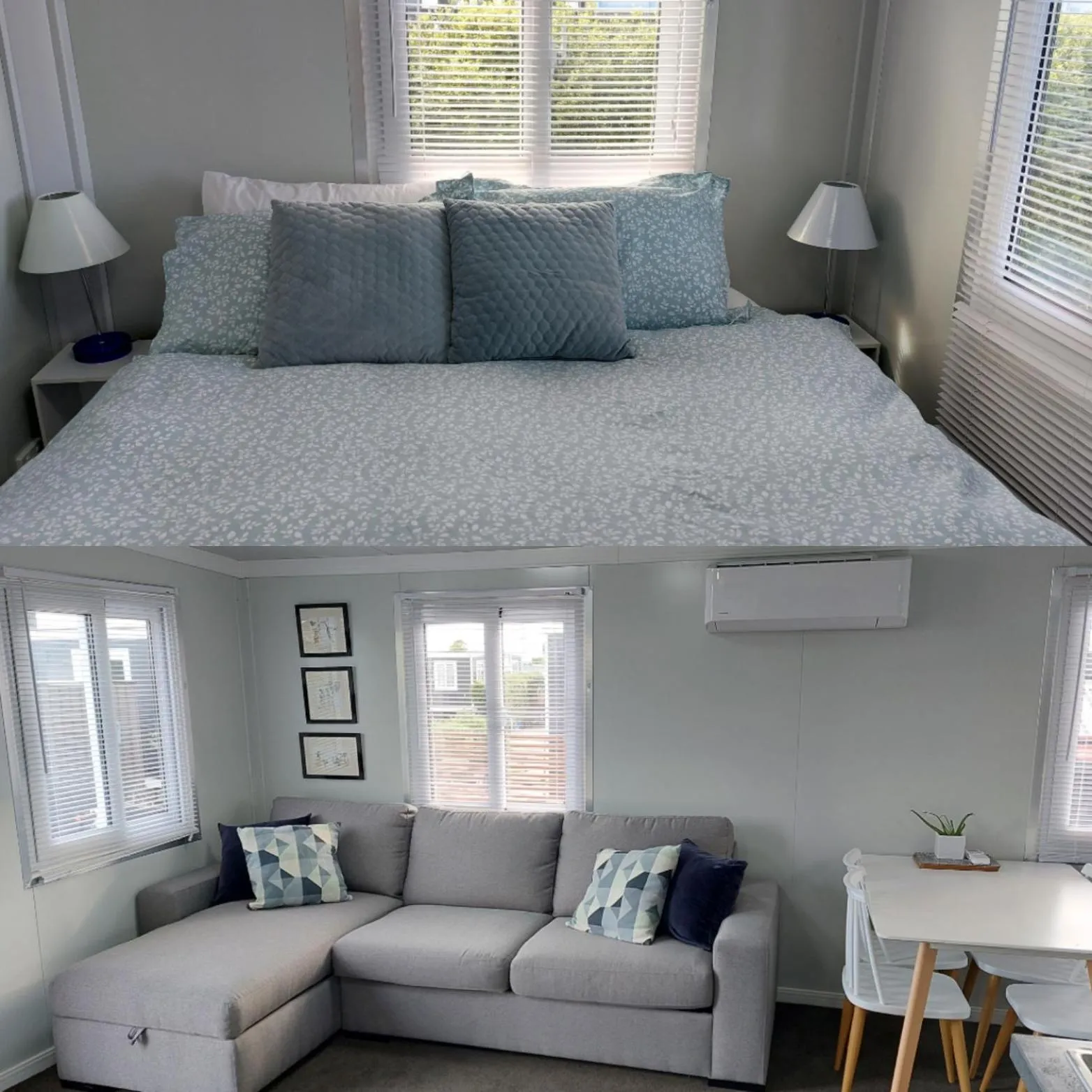 Lounge or bar in Self Contained 2BR holiday unit in Richmond Tasman
