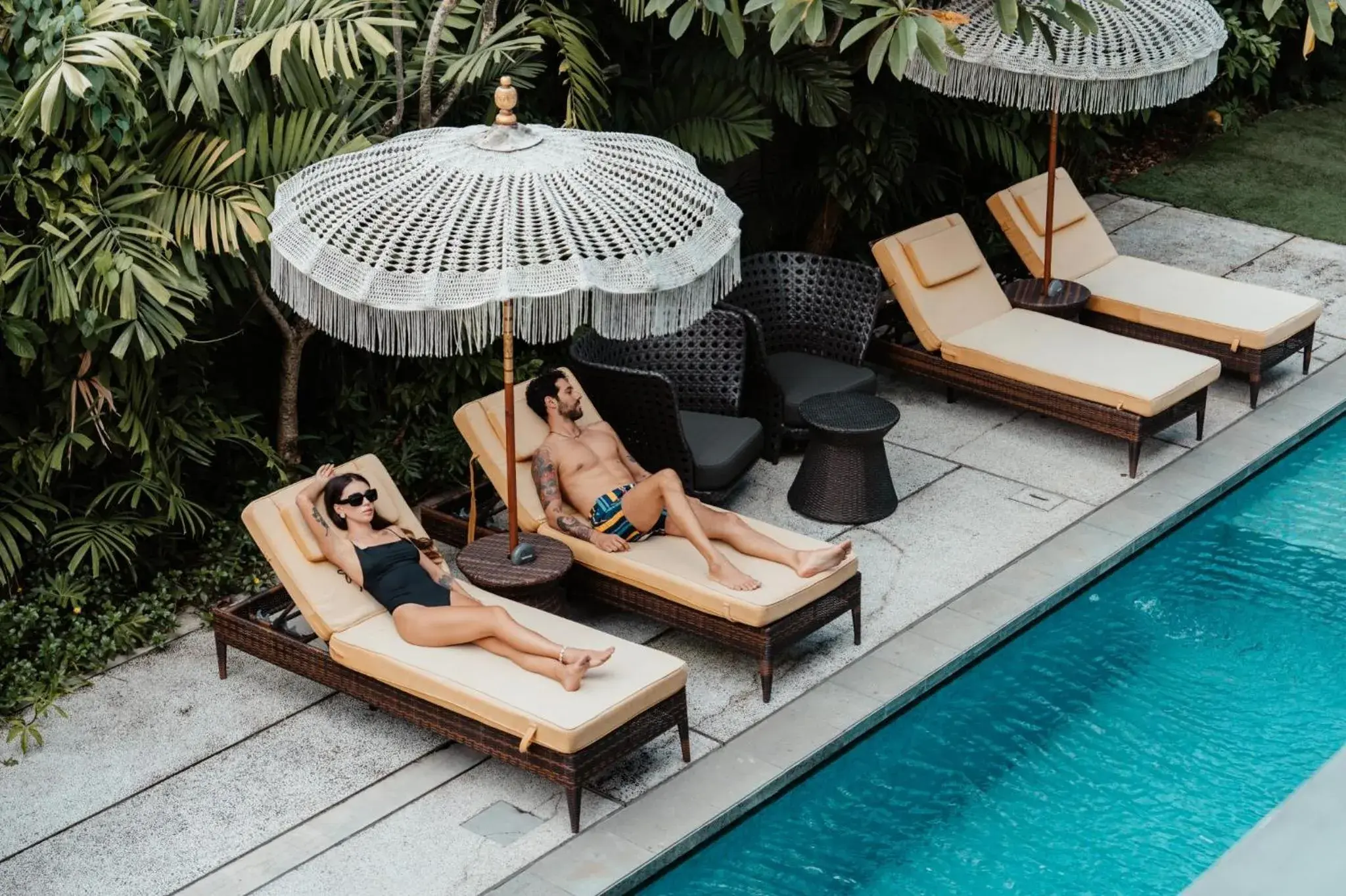 Swimming pool in Monolocale Resort & Spa Seminyak by Ini Vie Hospitality Swimming pool in Monolocale Resort & Spa Seminyak by Ini Vie Hospitality