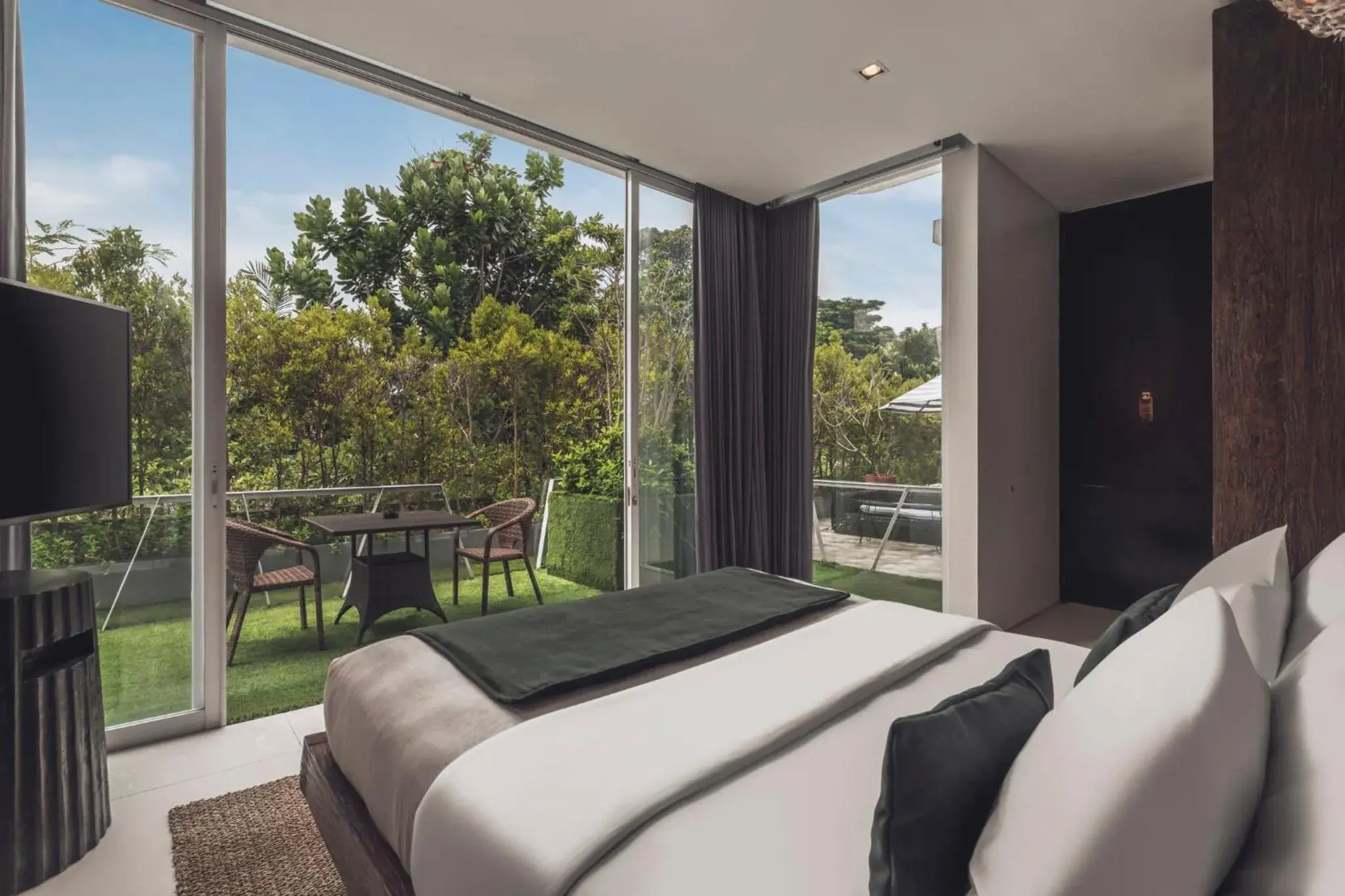 Bed in Monolocale Resort & Spa Seminyak by Ini Vie Hospitality Bed in Monolocale Resort & Spa Seminyak by Ini Vie Hospitality