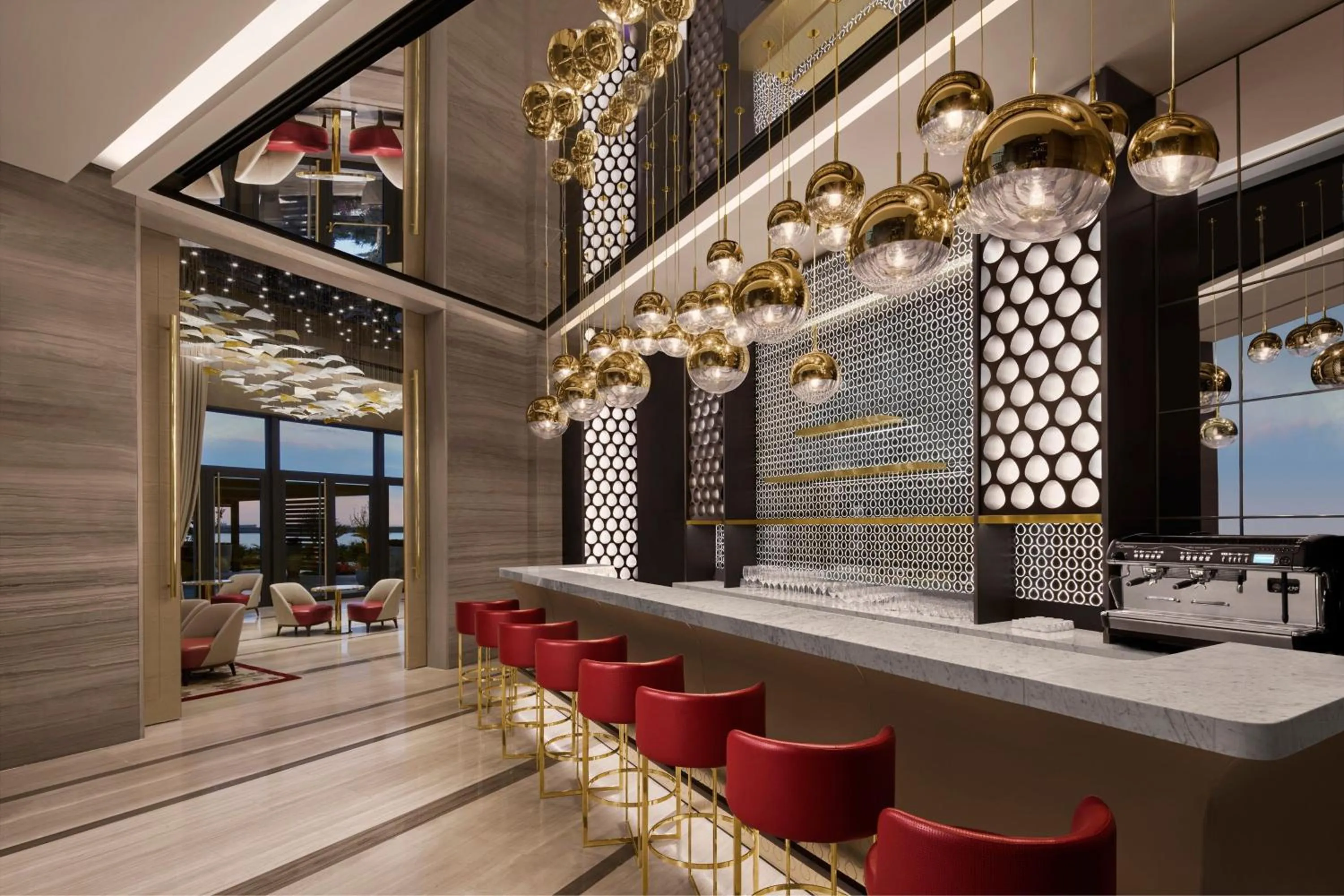 Lounge or bar in JW Marriott Hotel Istanbul Marmara Sea