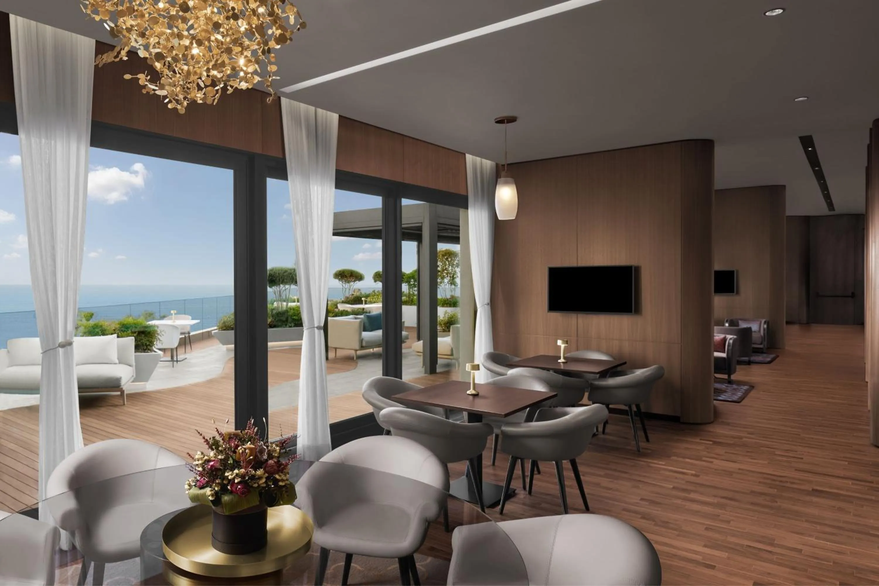 Lounge or bar in JW Marriott Hotel Istanbul Marmara Sea