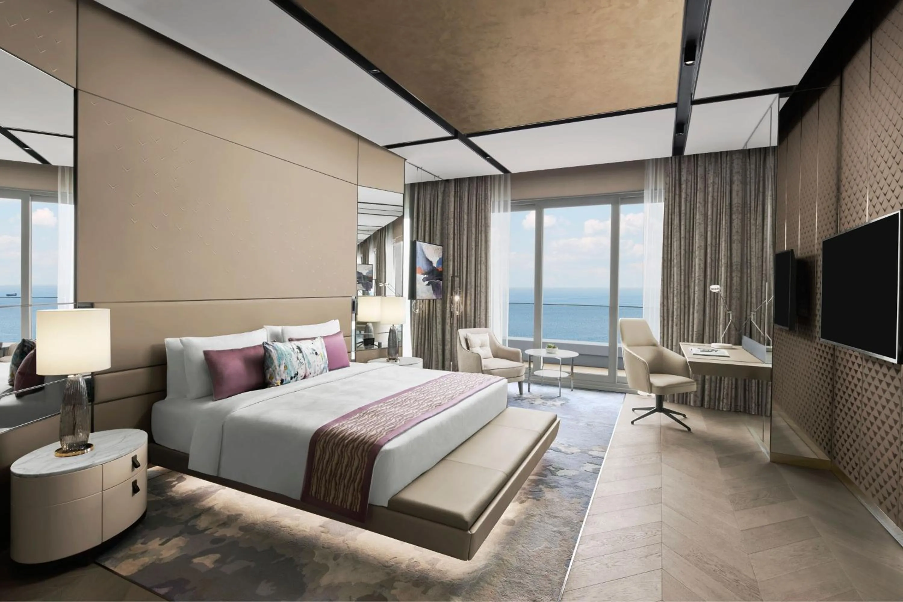 Bedroom, Bed in JW Marriott Hotel Istanbul Marmara Sea