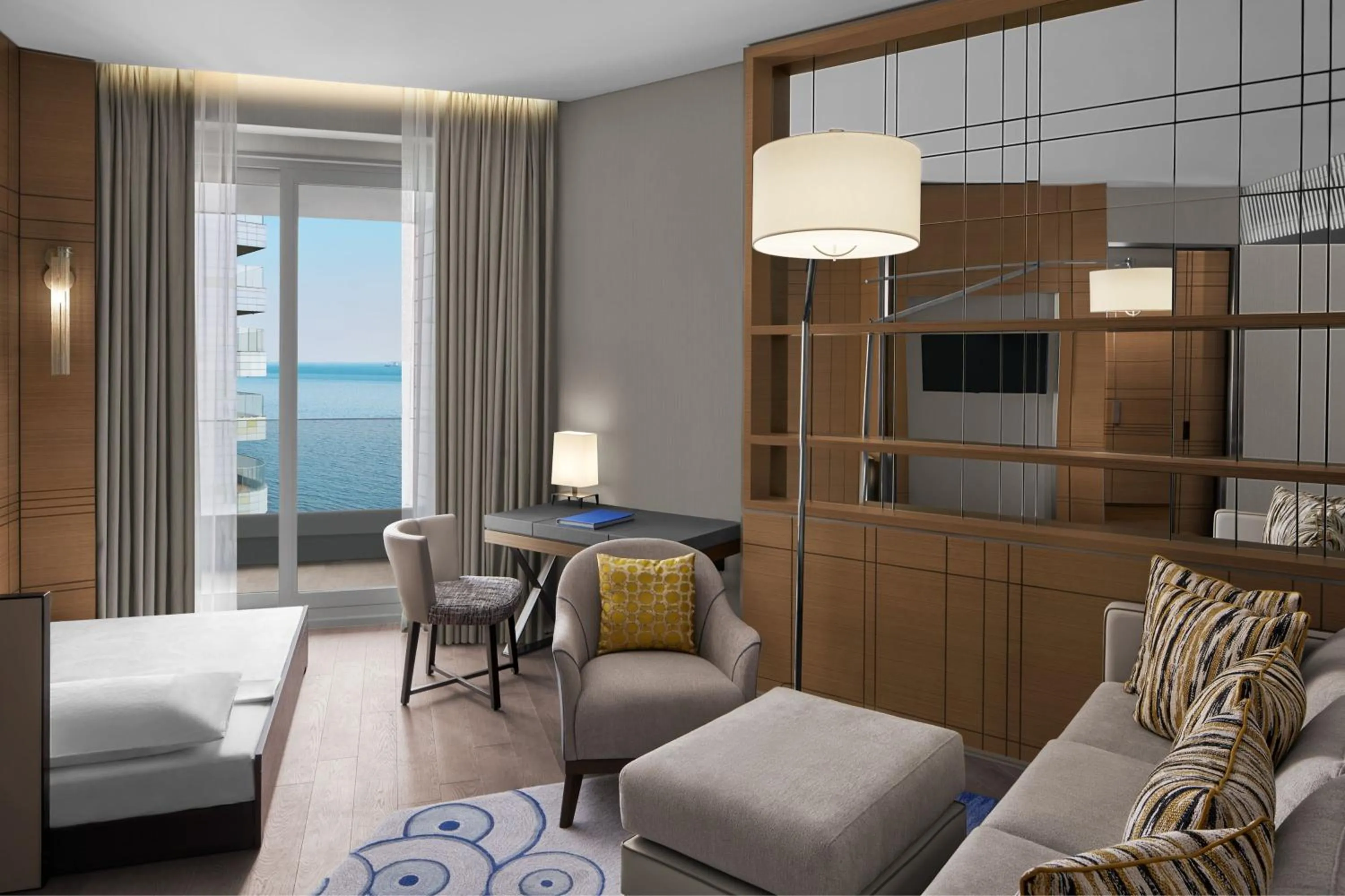 Living room, Bed in JW Marriott Hotel Istanbul Marmara Sea