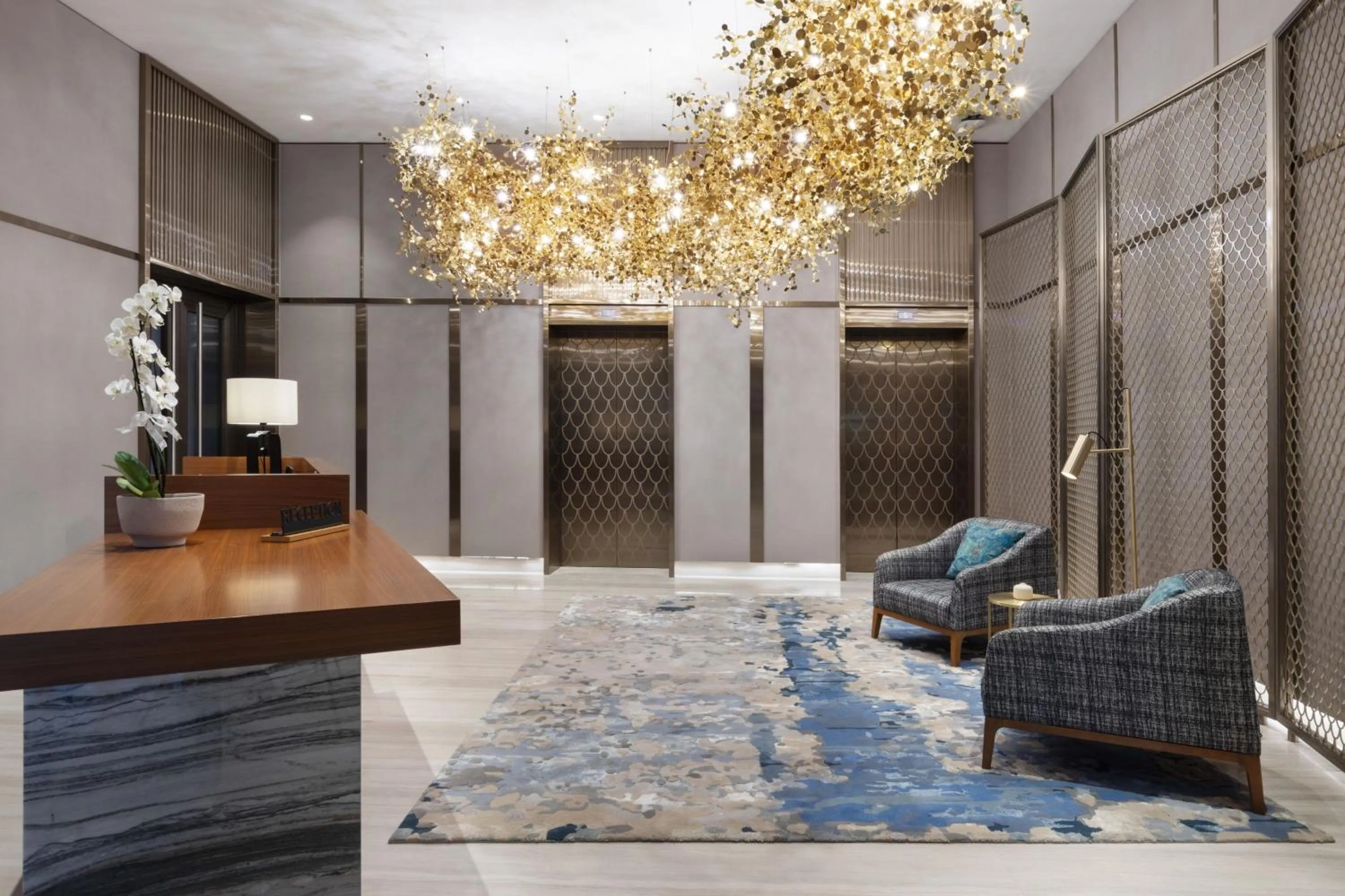 Lobby or reception in JW Marriott Hotel Istanbul Marmara Sea