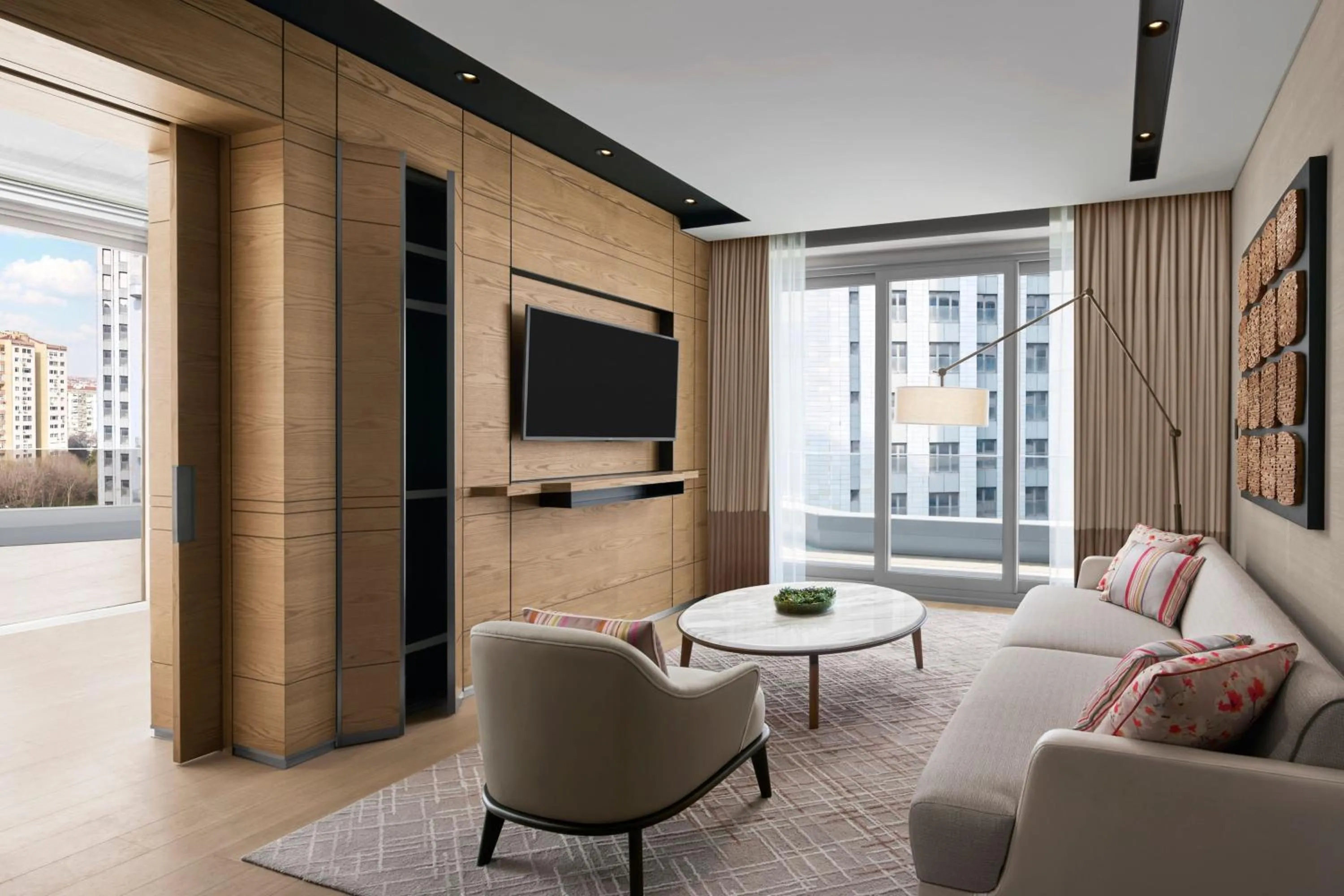 Living room in JW Marriott Hotel Istanbul Marmara Sea