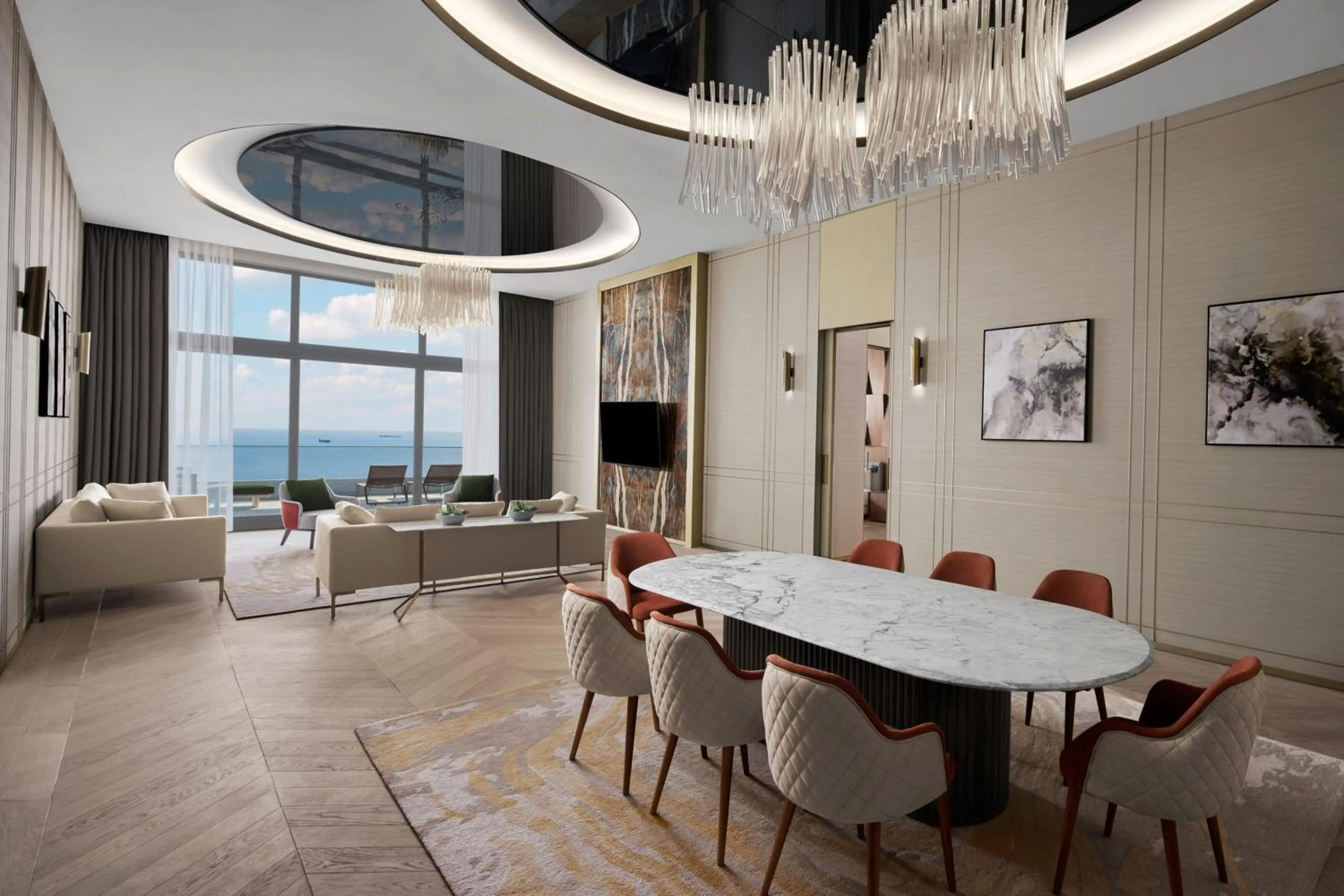 Photo of the whole room in JW Marriott Hotel Istanbul Marmara Sea