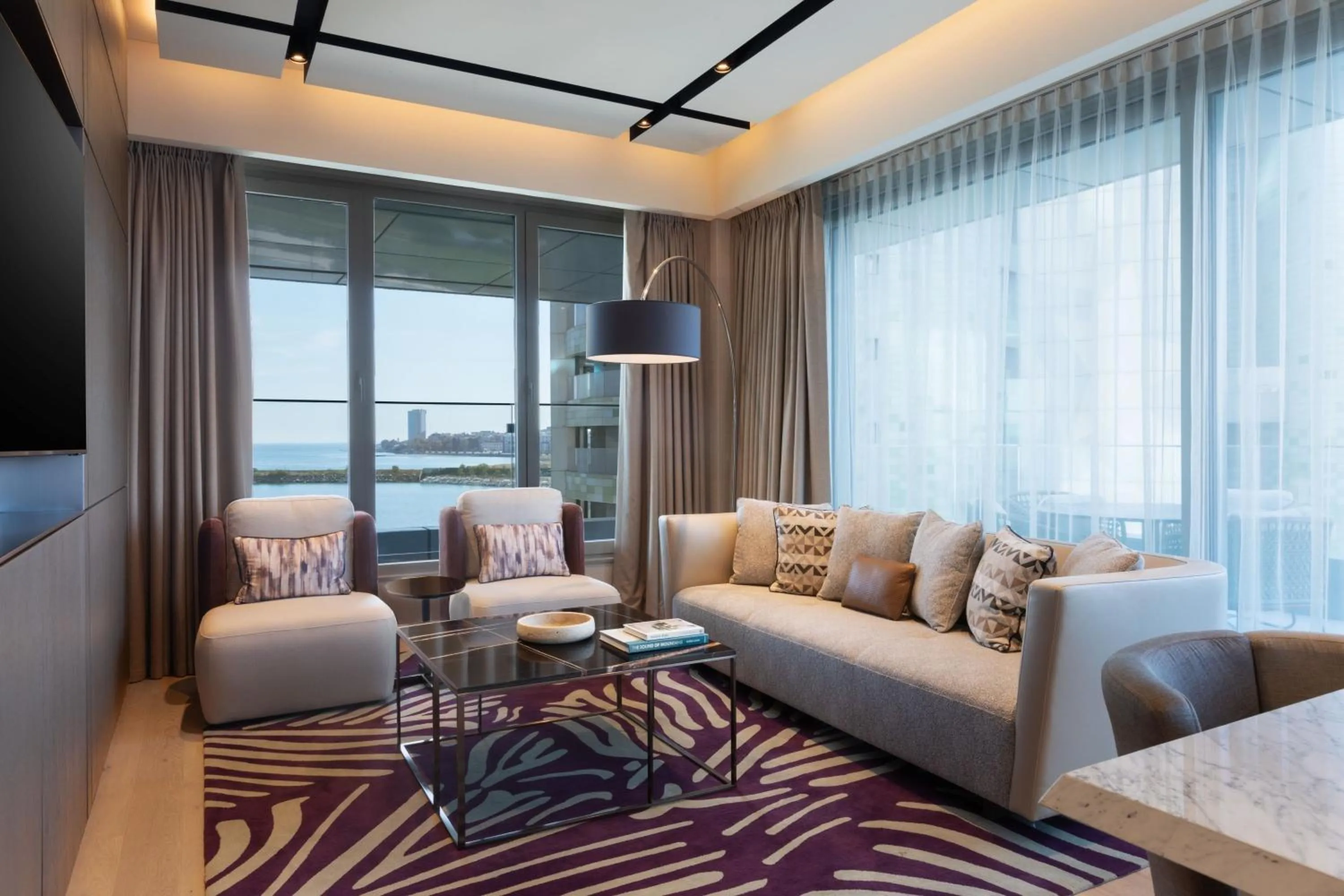 Living room in JW Marriott Hotel Istanbul Marmara Sea