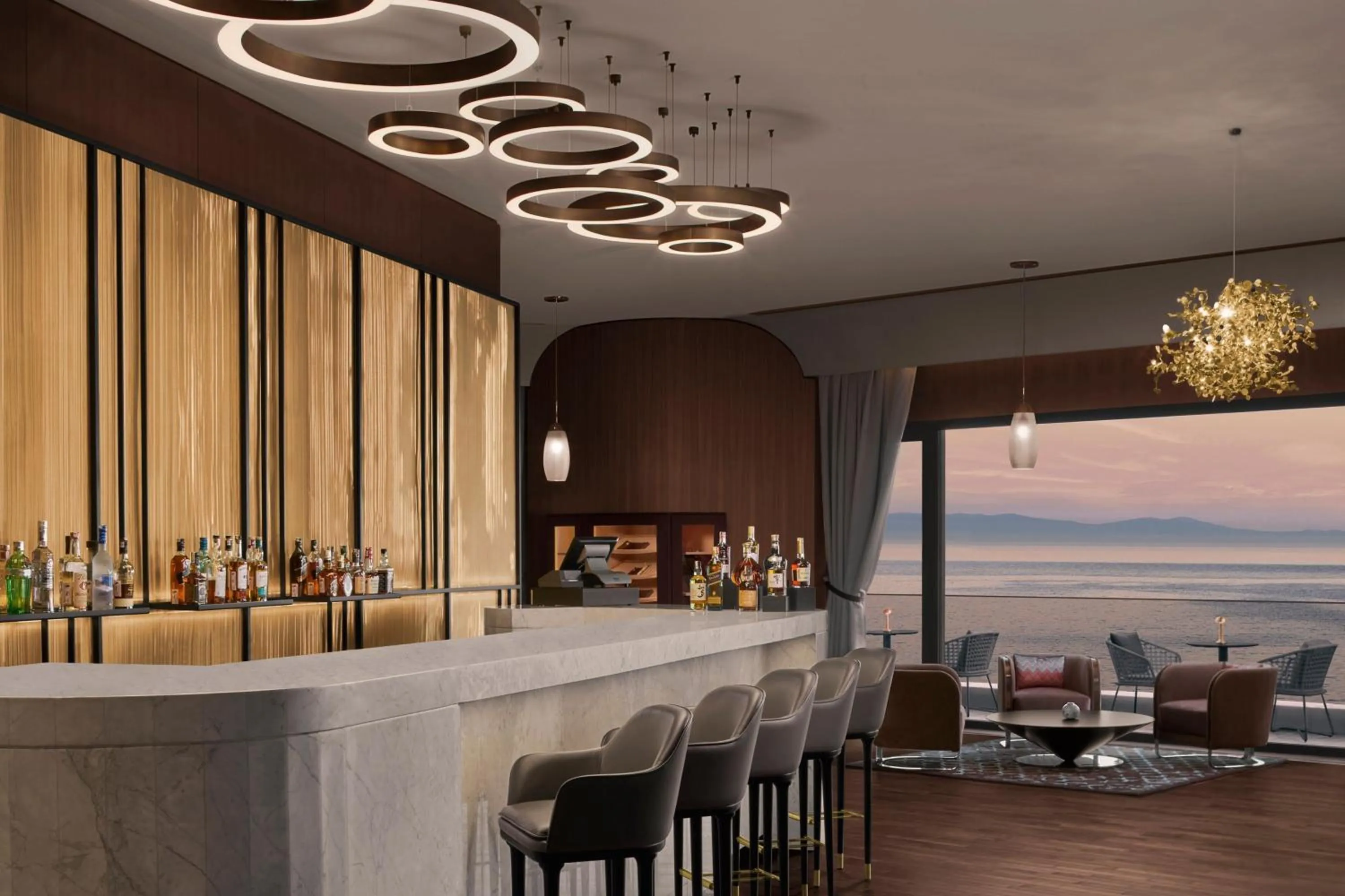 Lounge or bar in JW Marriott Hotel Istanbul Marmara Sea