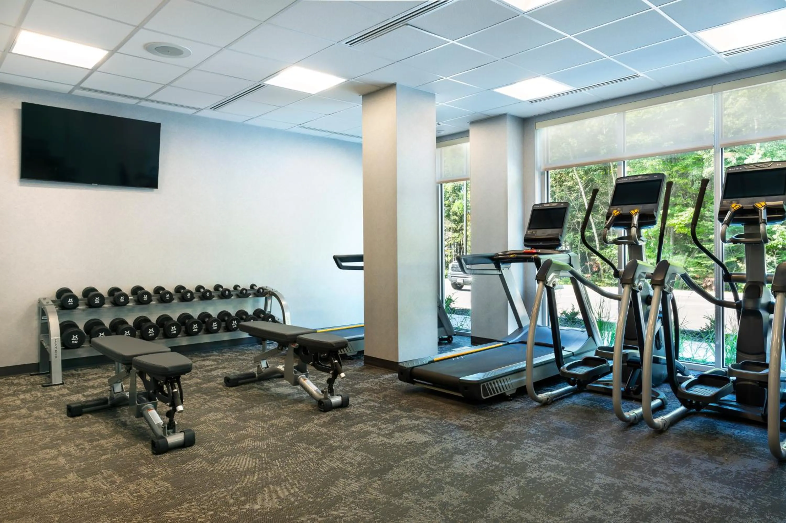 Fitness centre/facilities in Fairfield by Marriott Inn & Suites North Bay