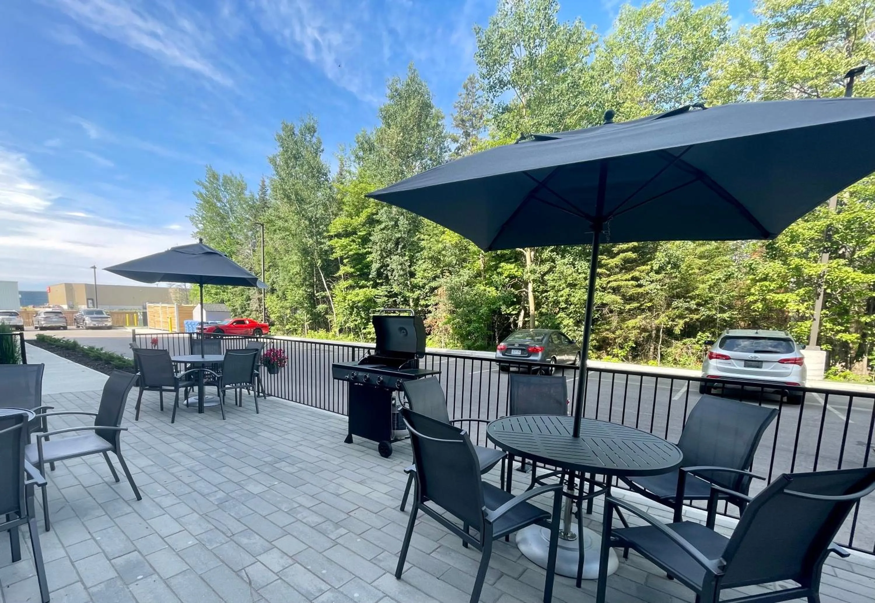 BBQ facilities in Fairfield by Marriott Inn & Suites North Bay