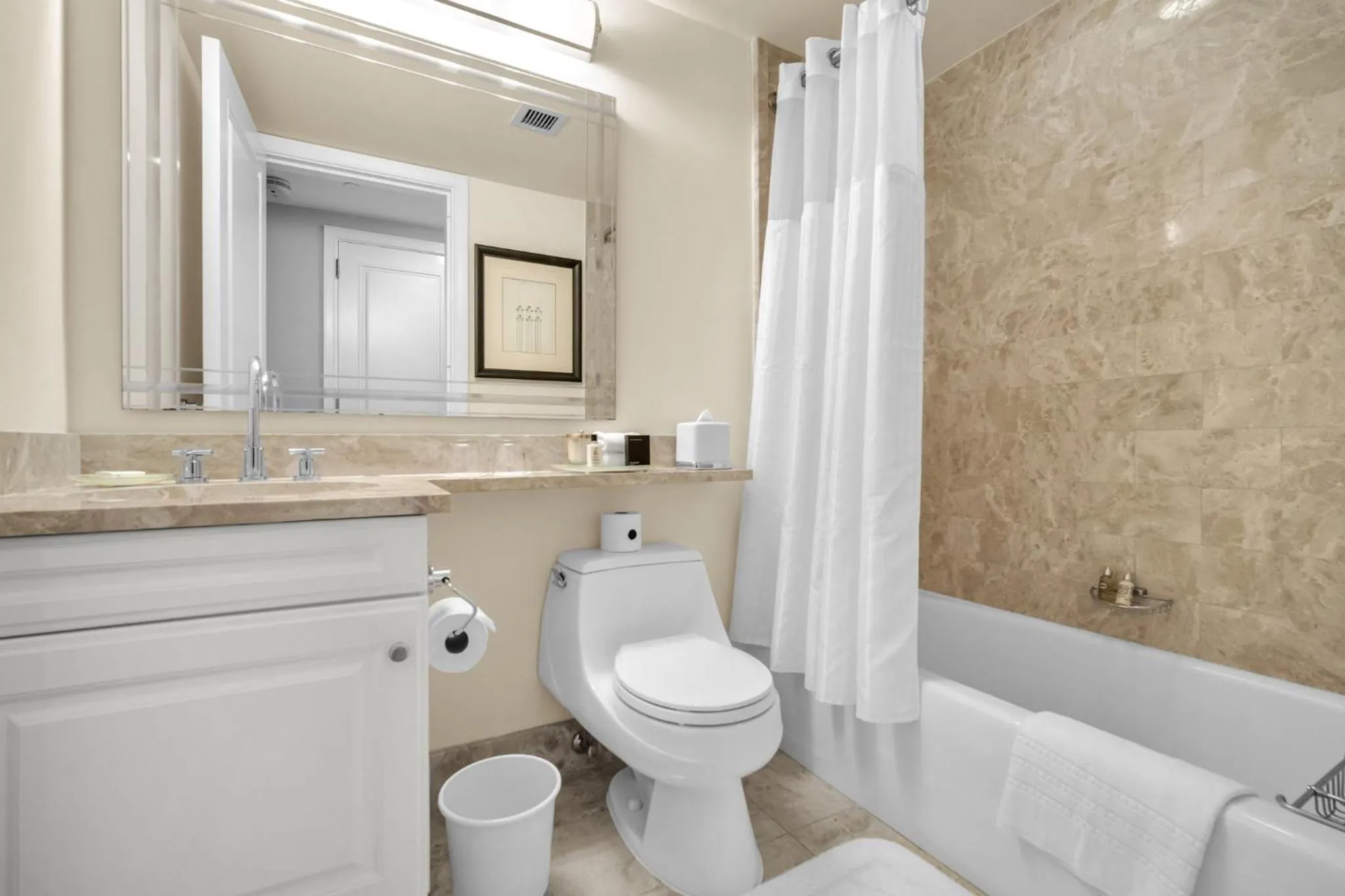 Toilet in 2 Bedroom OR King Studio Suites Four Seasons Hotel Miami Free Wi-Fi & Free Parking