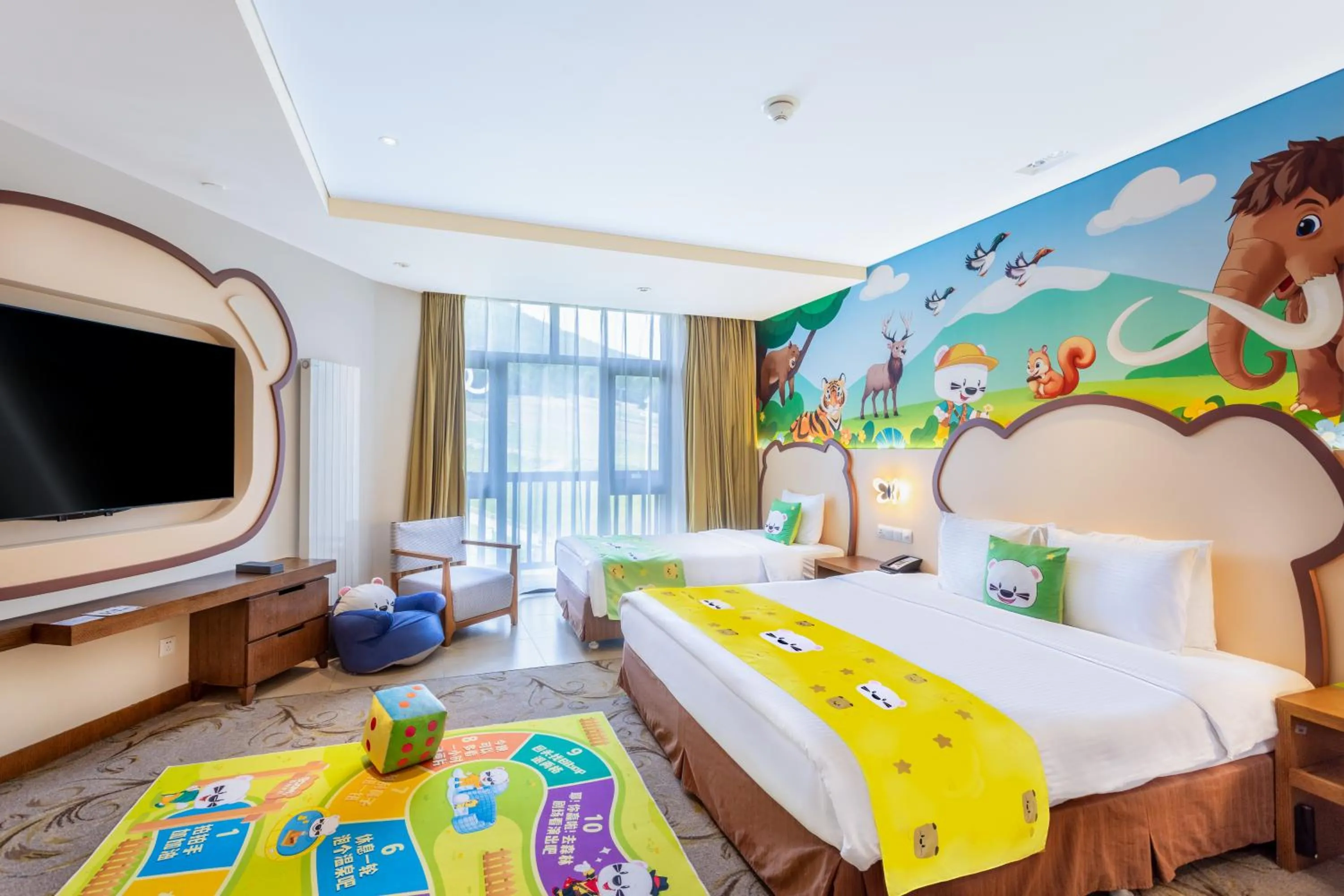 Bed in Wanda Jin Resort Changbaishan