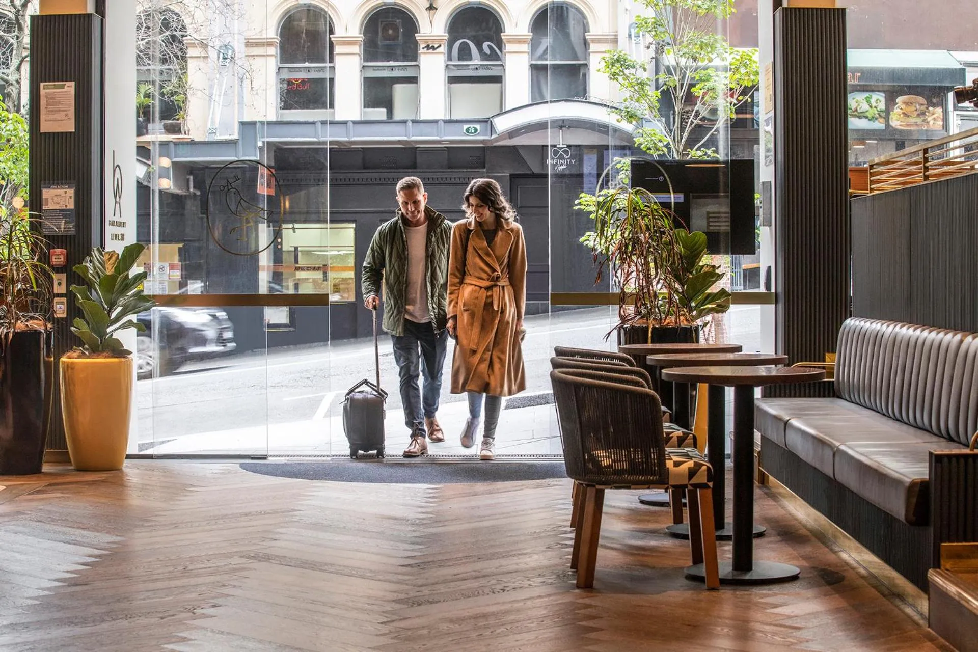 Lobby or reception in voco Auckland City Centre by IHG