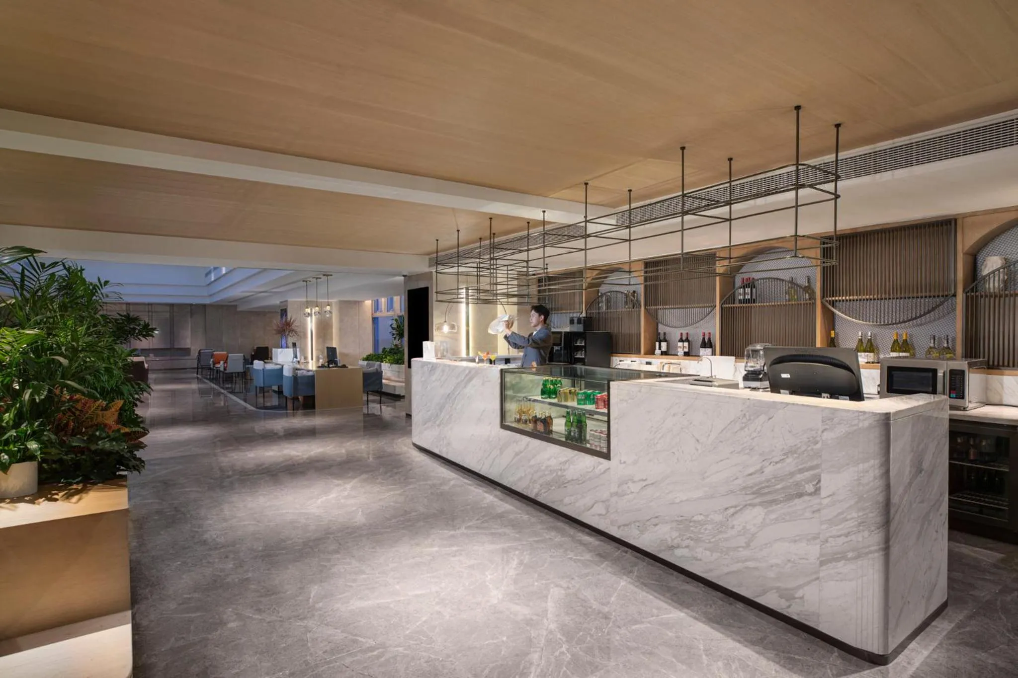 Lounge or bar in EVEN Hotel Chengdu Jinniu by IHG