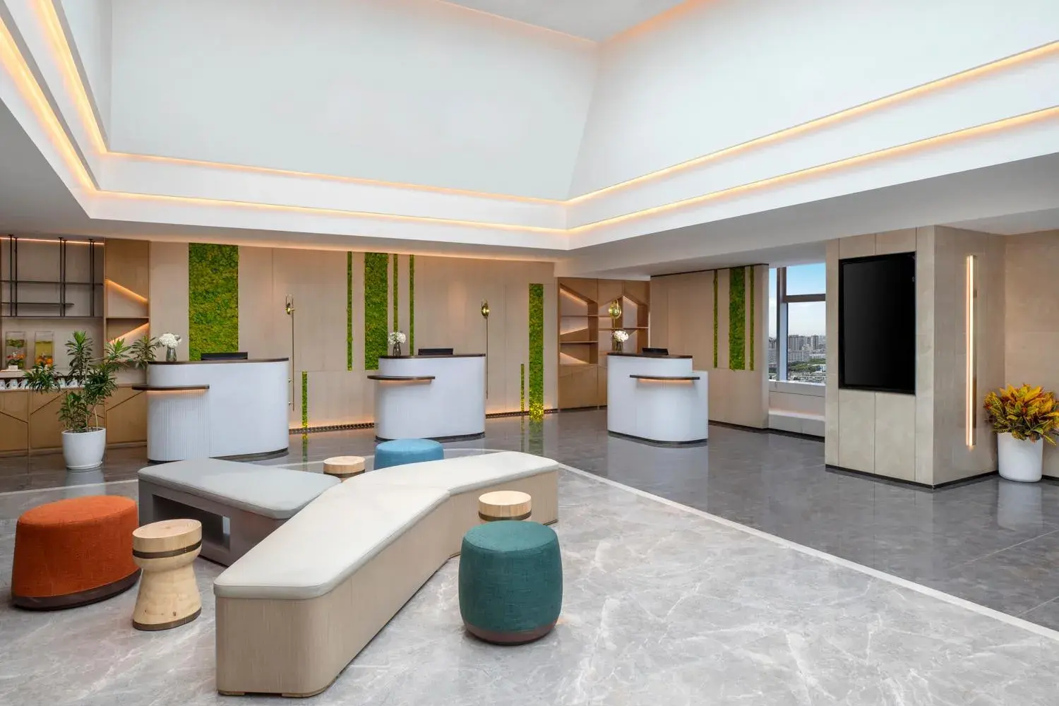 Lobby or reception in EVEN Hotel Chengdu Jinniu by IHG Lobby or reception in EVEN Hotel Chengdu Jinniu by IHG