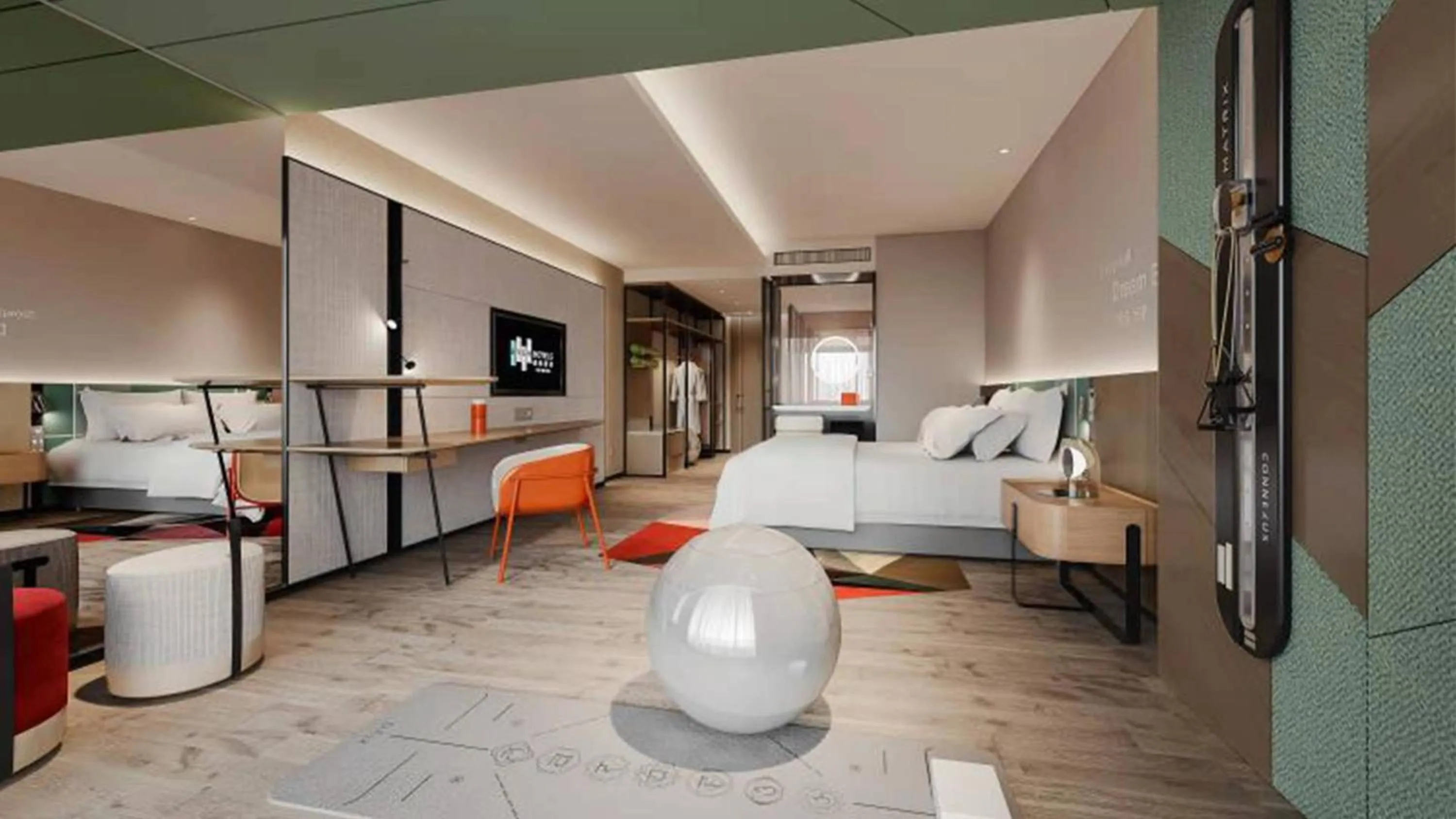 Photo of the whole room, Bed in EVEN Hotel Chengdu Jinniu by IHG