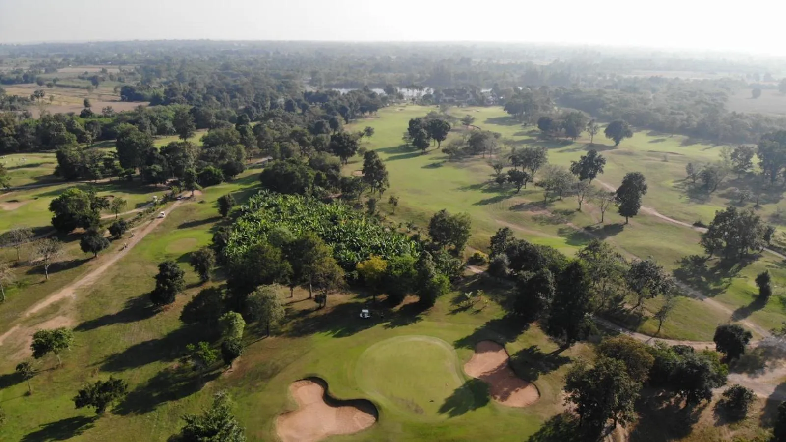 Bird's eye view in Korat Country Club Golf and Resort