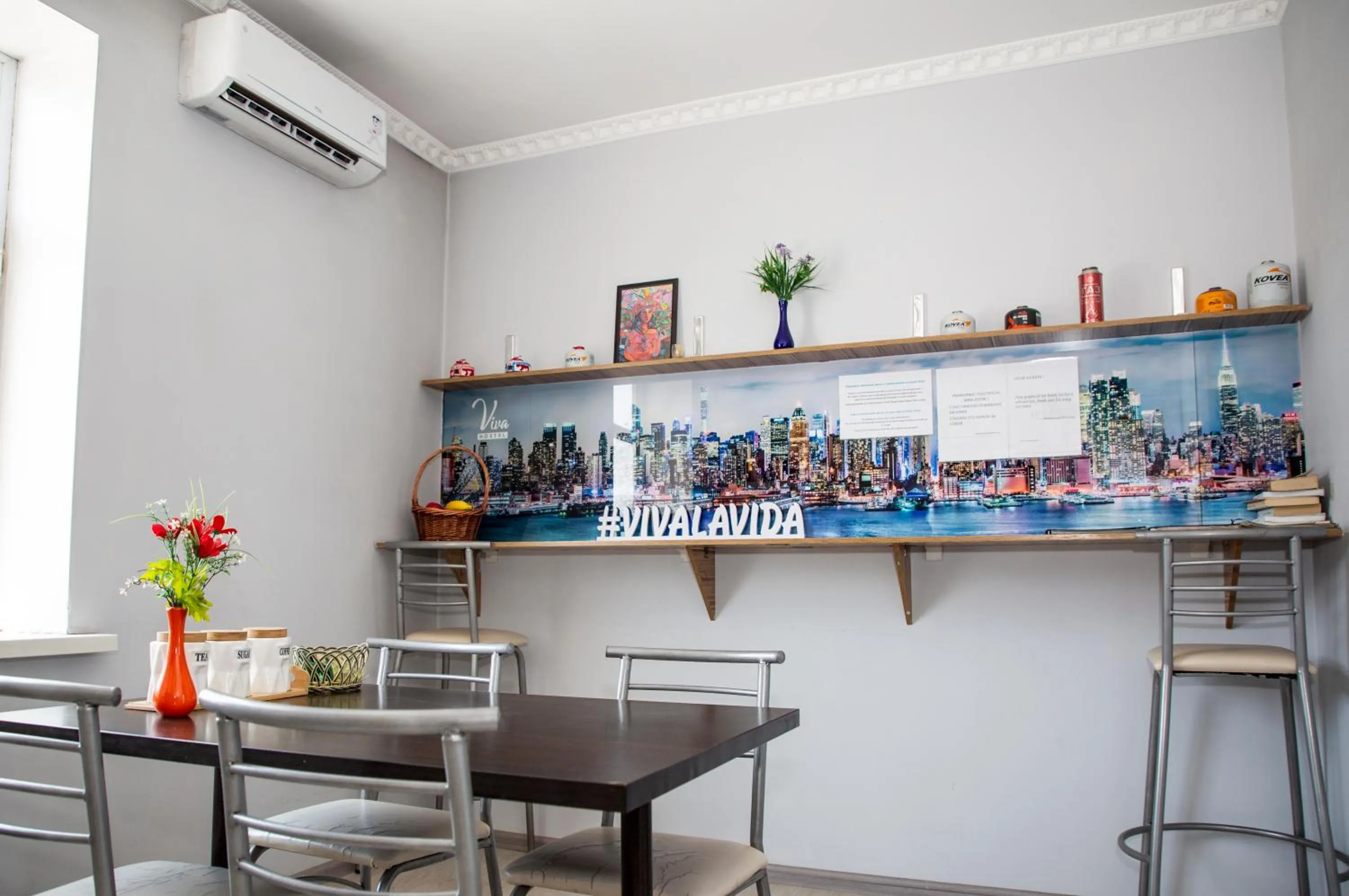 Kitchen or kitchenette in Viva Hotel