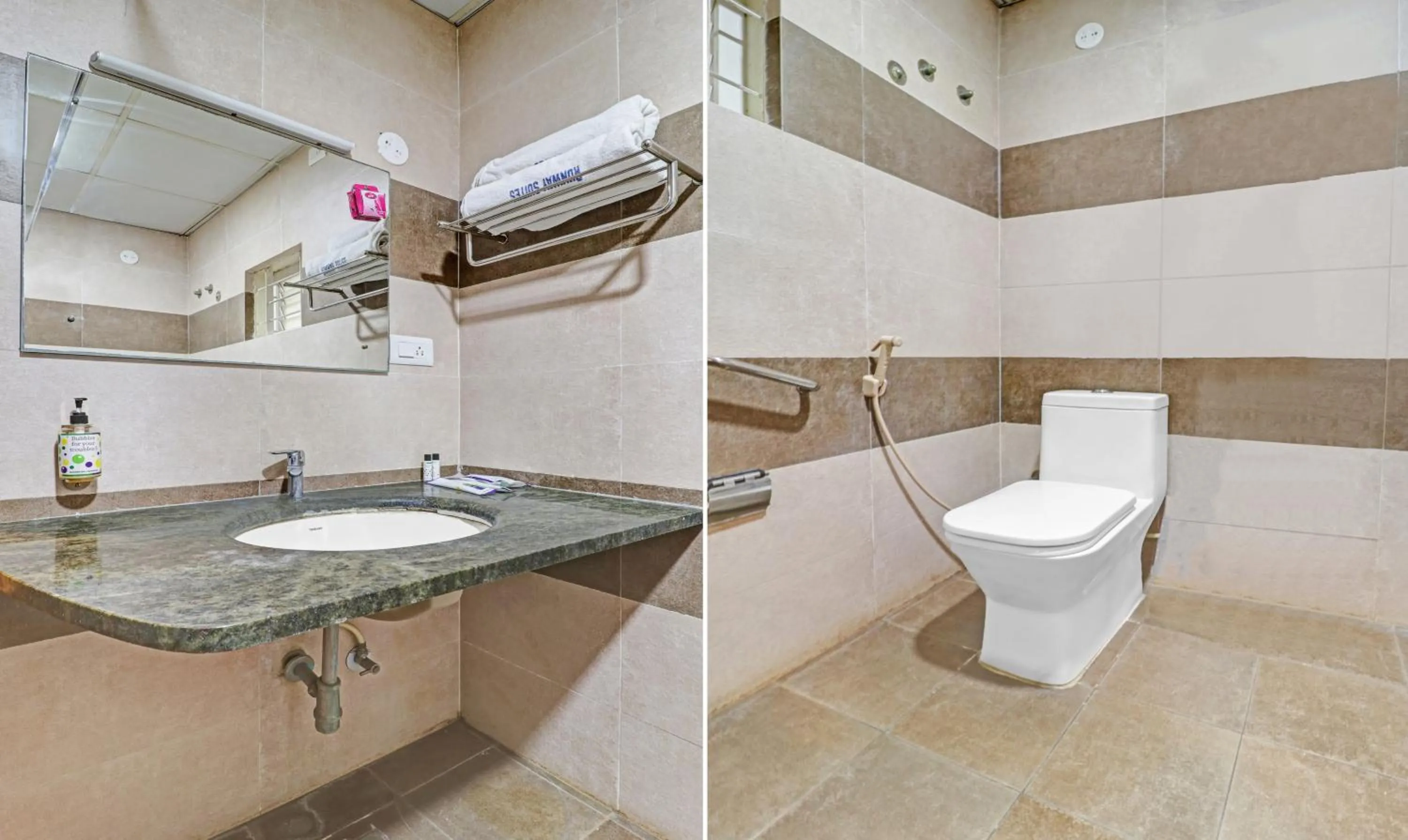 Bathroom in Treebo Premium Runway Suites, Marathahalli