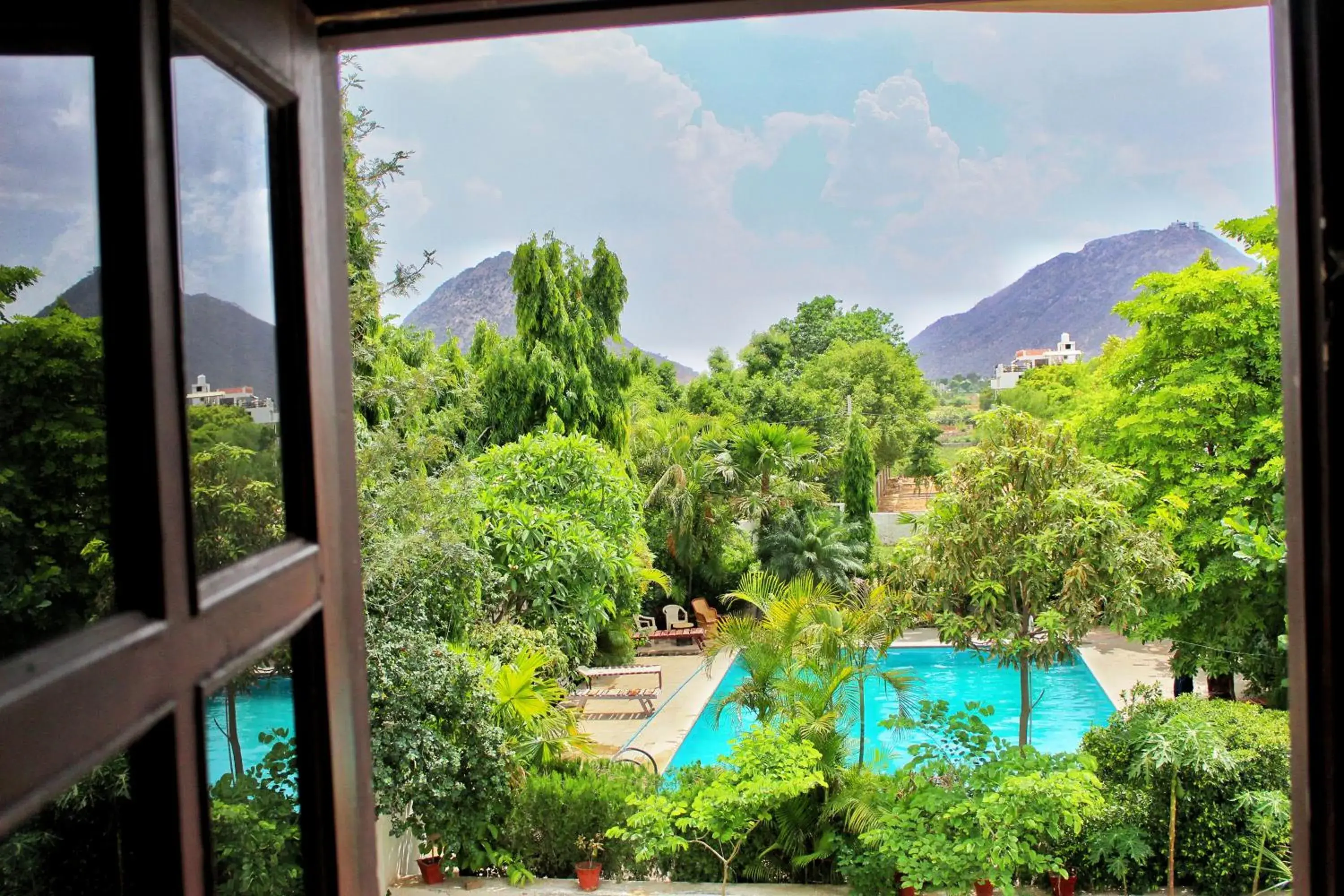 Garden view in Green Park Resort Garden view in Green Park Resort