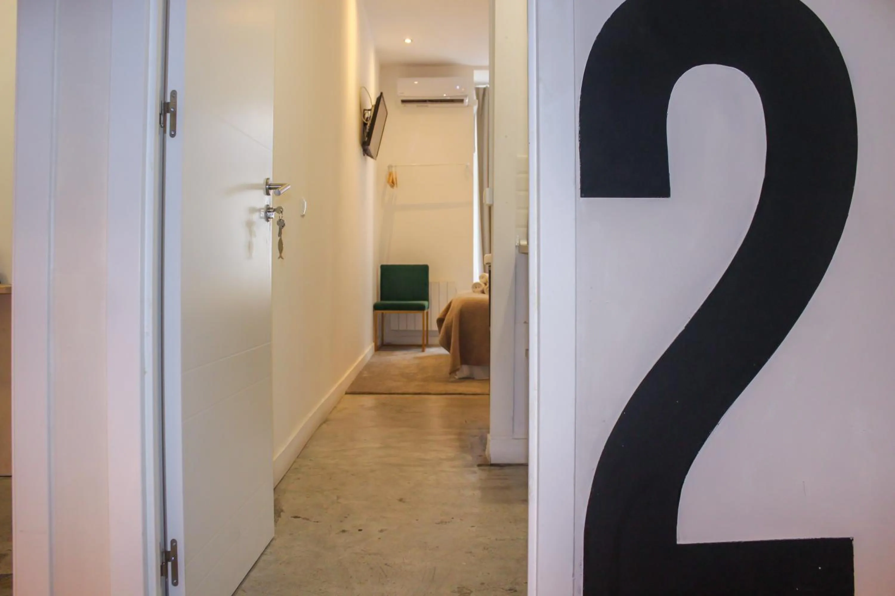 Bedroom in Lisbon Studios