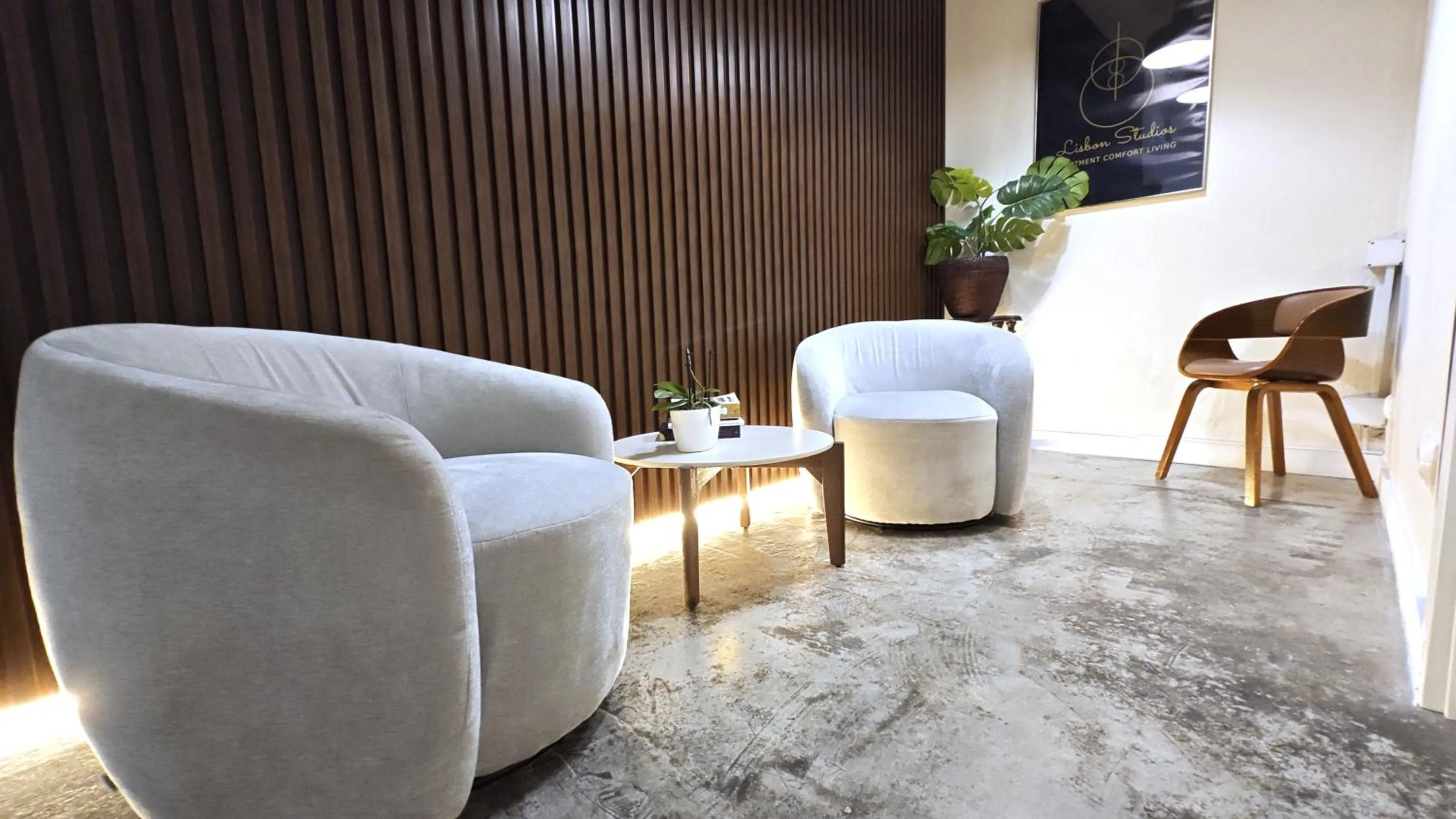 Seating area in Lisbon Studios