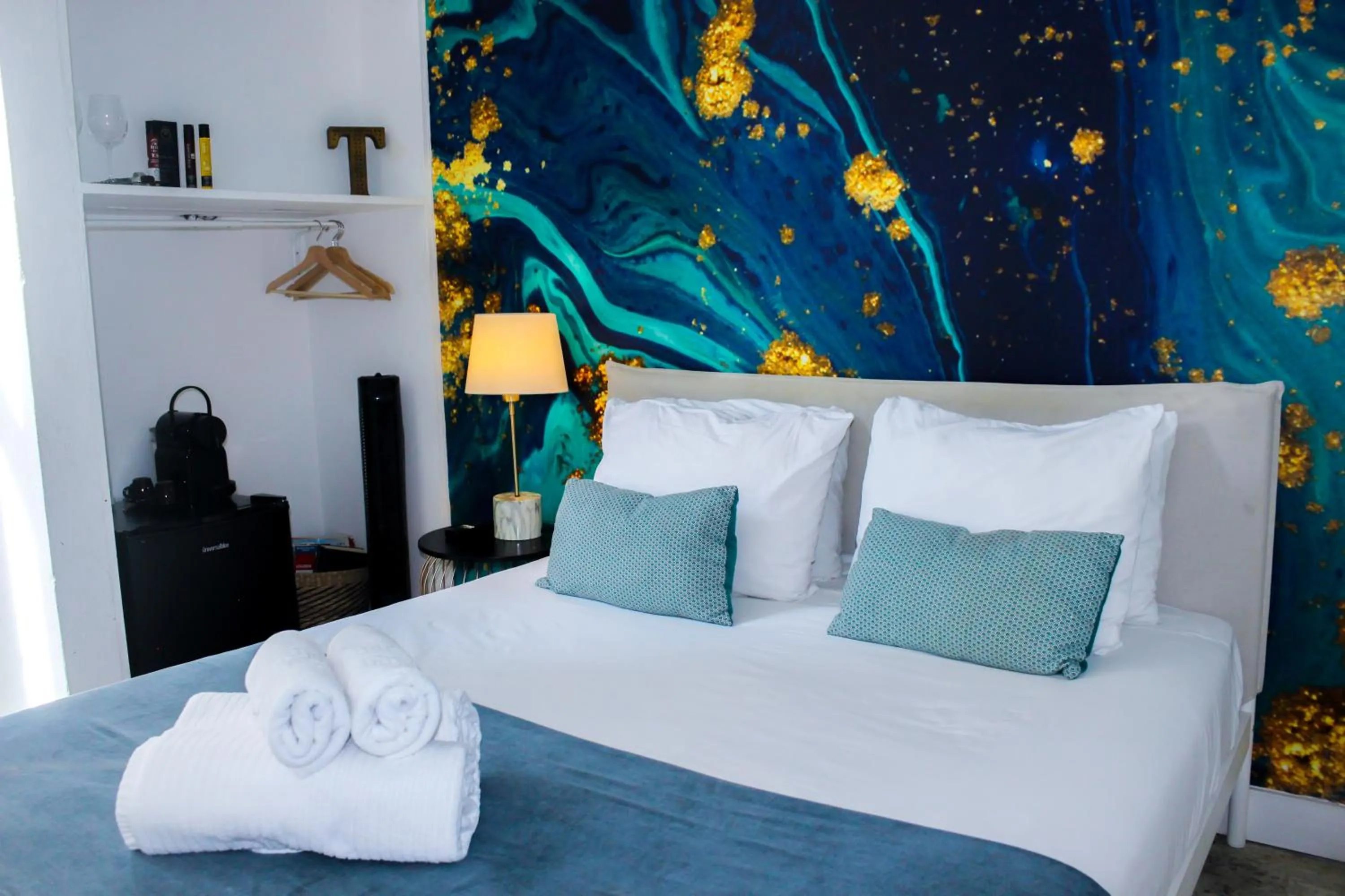 Decorative detail, Bed in Lisbon Studios