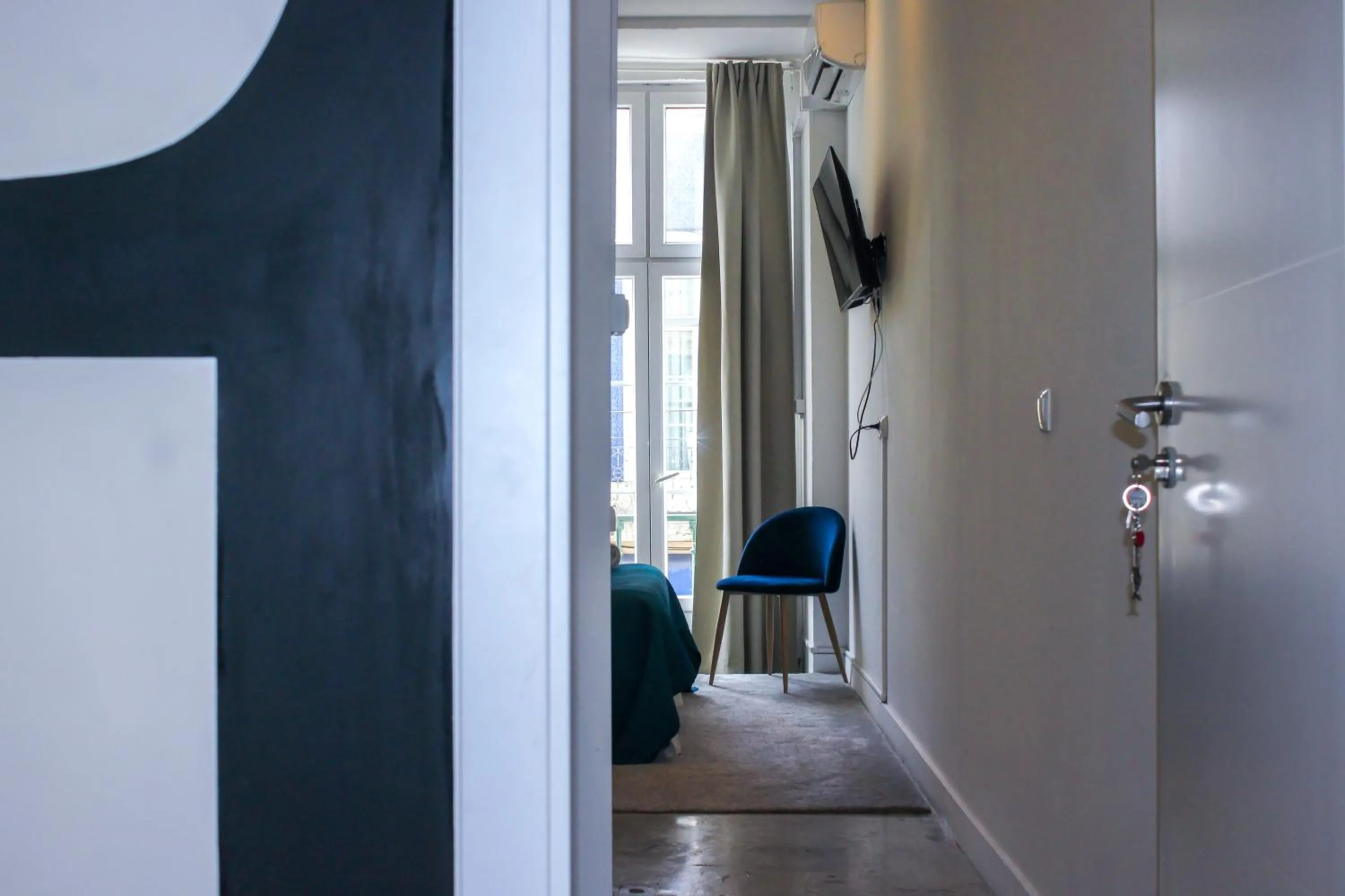 Bedroom in Lisbon Studios