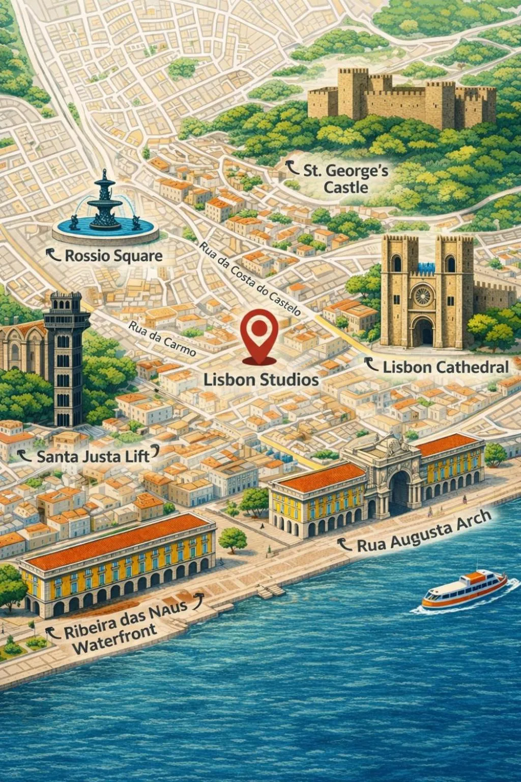 Location in Lisbon Studios