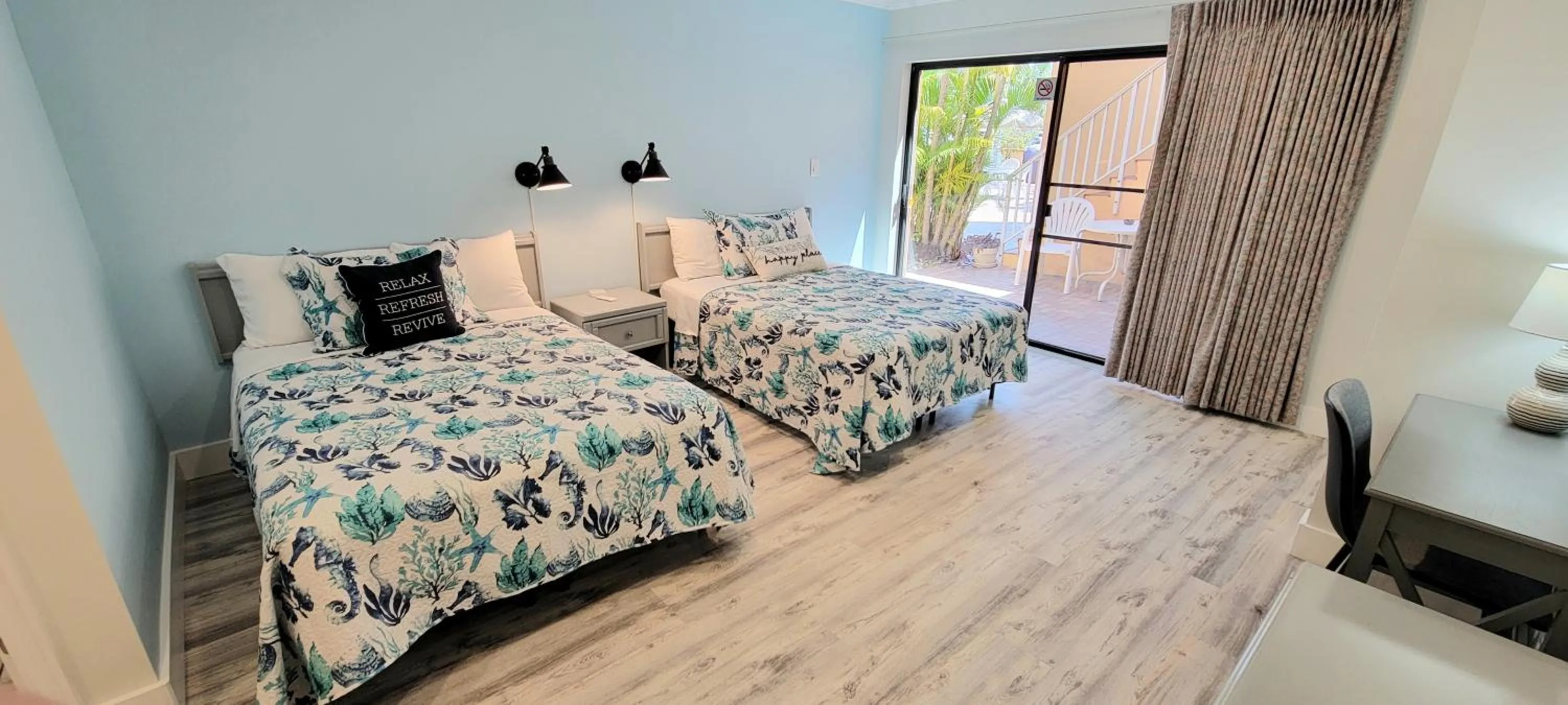 Bed in Satellite Motel