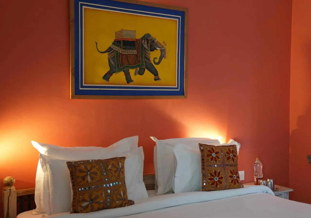 Bed in Little Garden Guest House