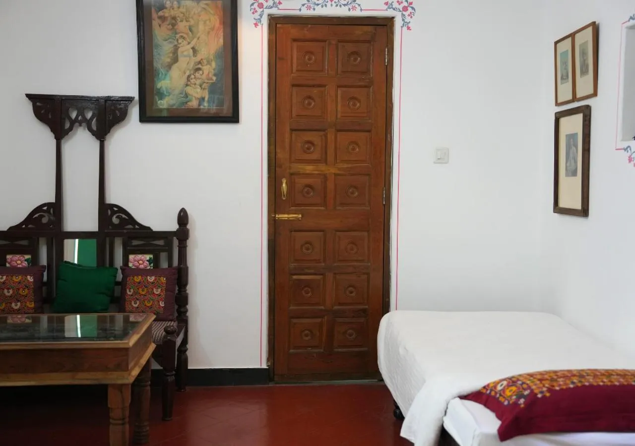 Bed in Little Garden Guest House