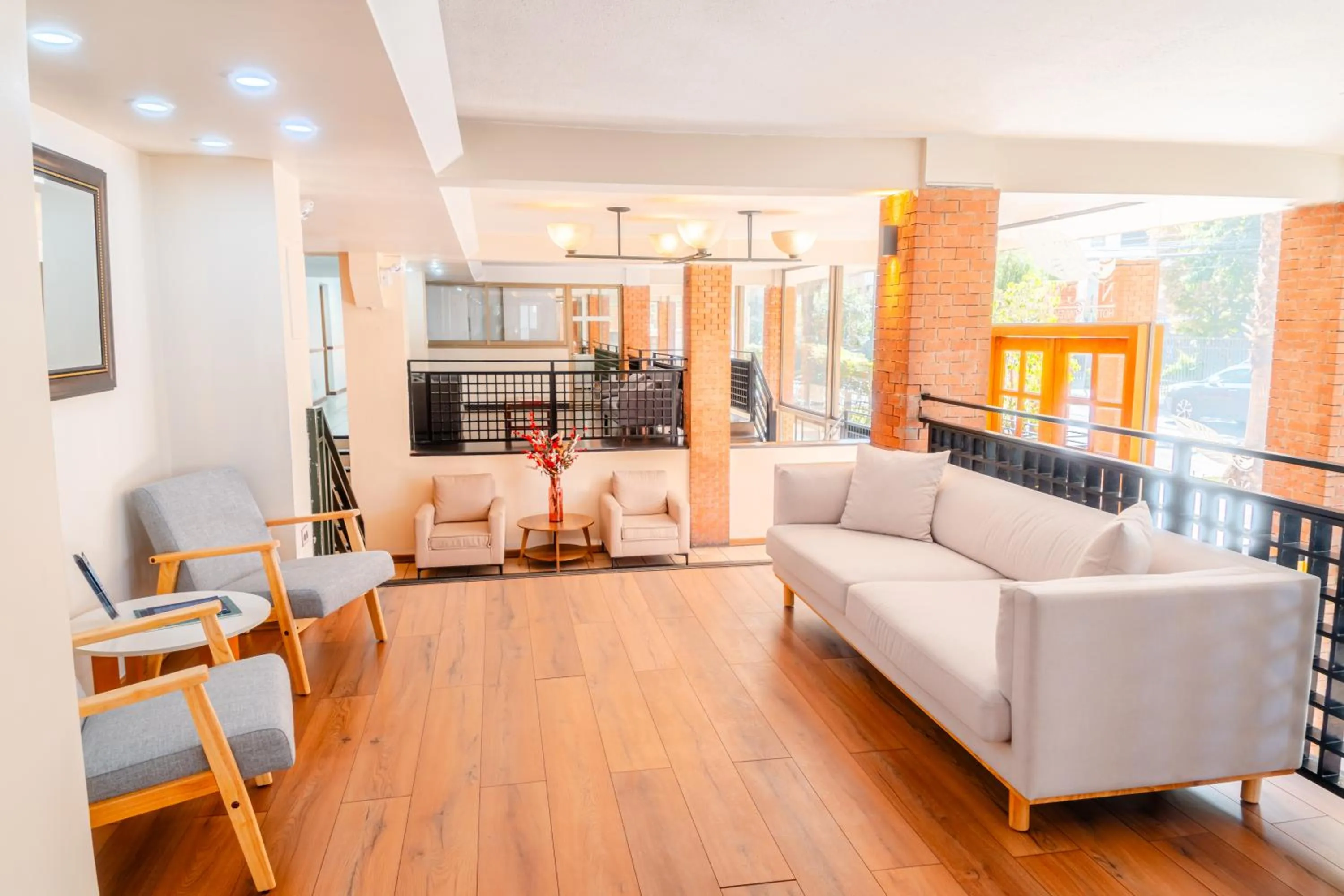 Seating area in Hotel Casa Nogales