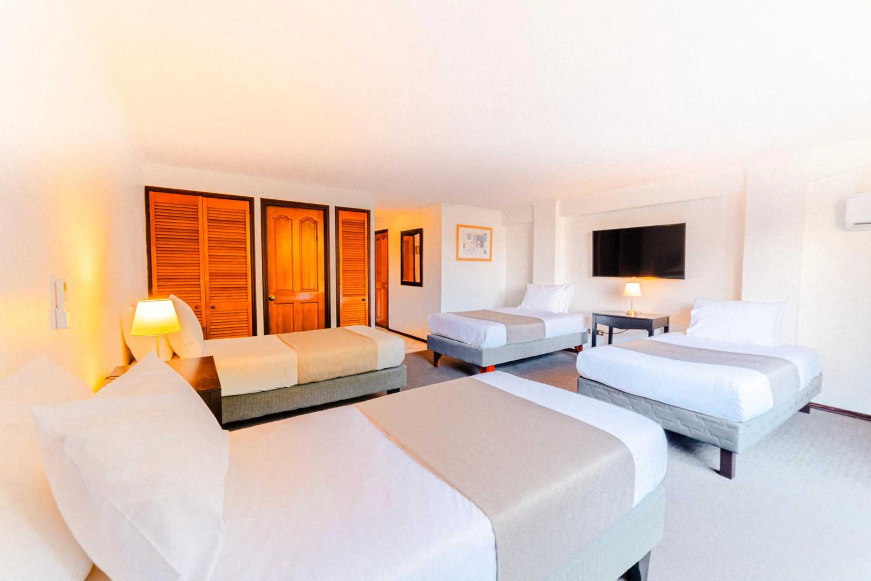 Bed in Hotel Casa Nogales