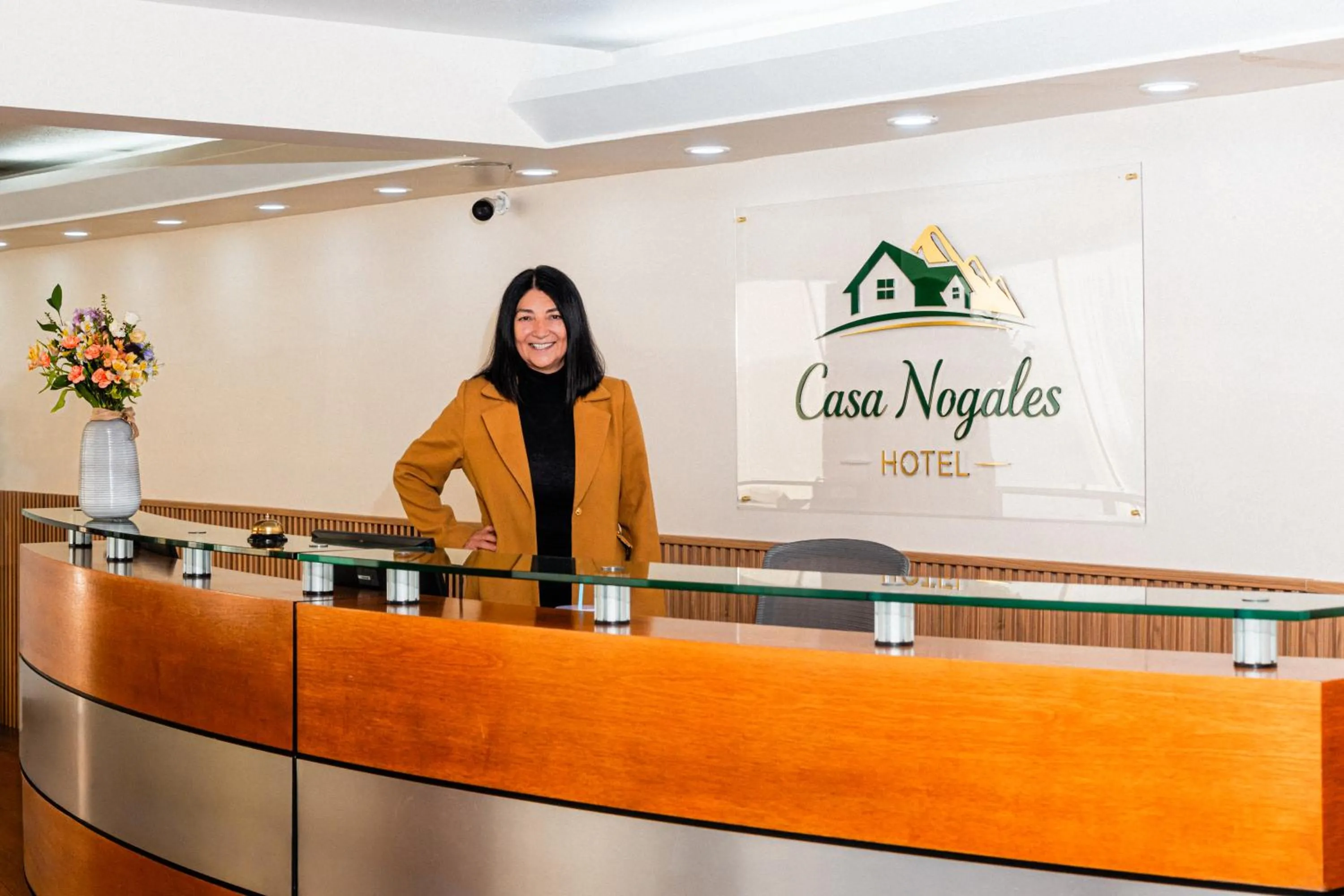 Lobby or reception in Hotel Casa Nogales