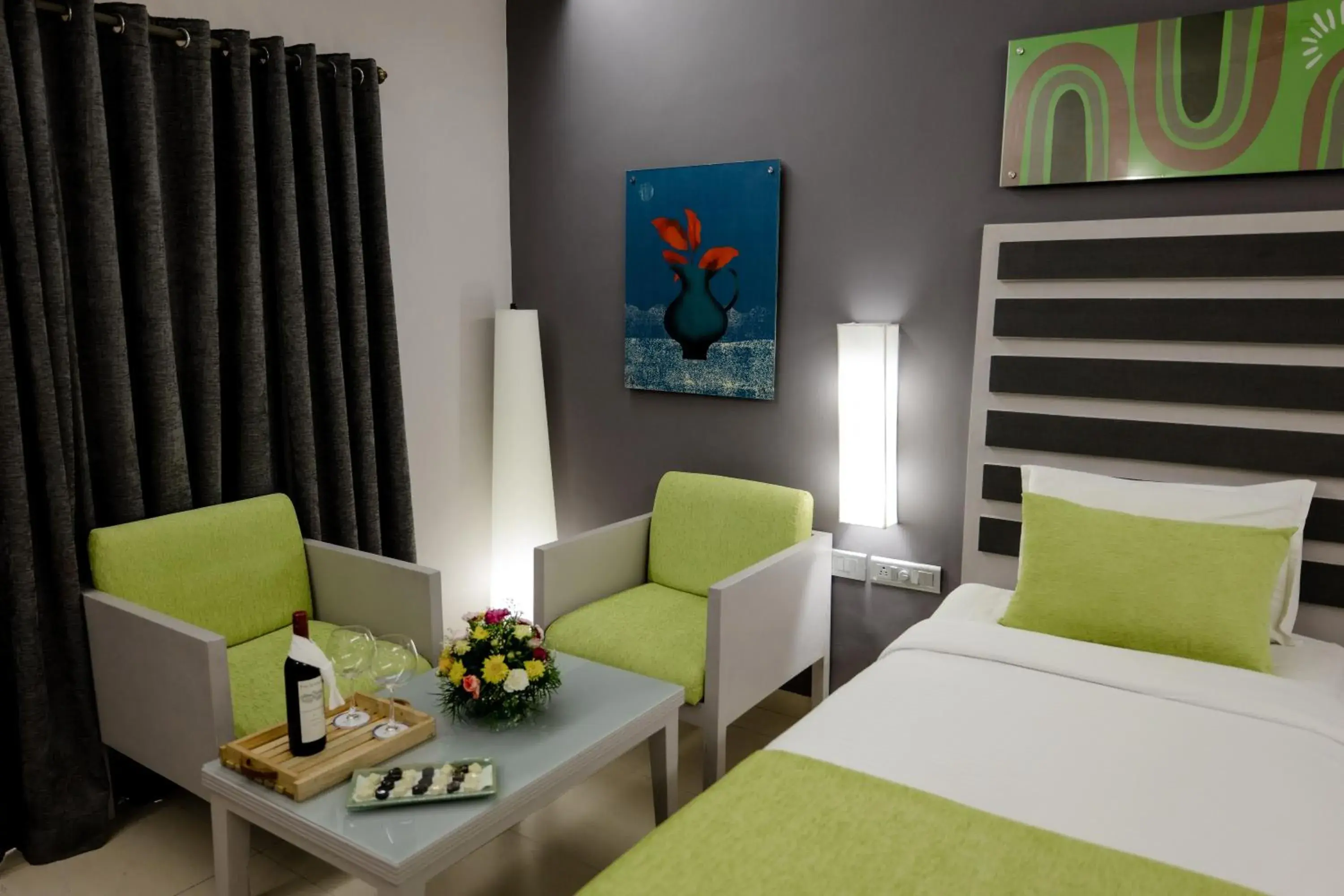 Bedroom, Bed in Regenta Baywatch Resort, Goa Bedroom, Bed in Regenta Baywatch Resort, Goa